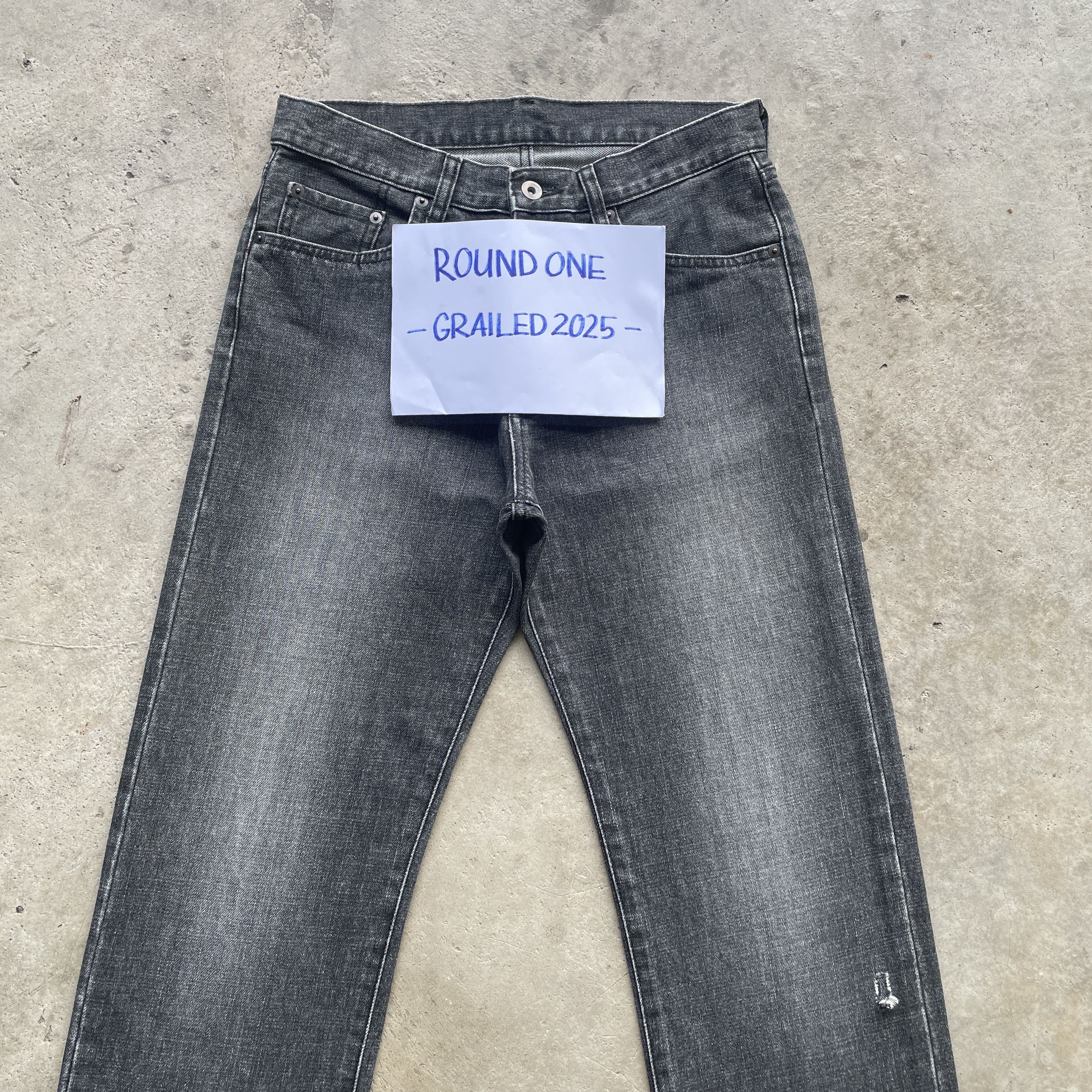 Japanese Brand W30x28.5 VINTAGE JAPANESE FADED JEANS BLACK DENIM PANTS Size US 30 / EU 46 - 3 Thumbnail