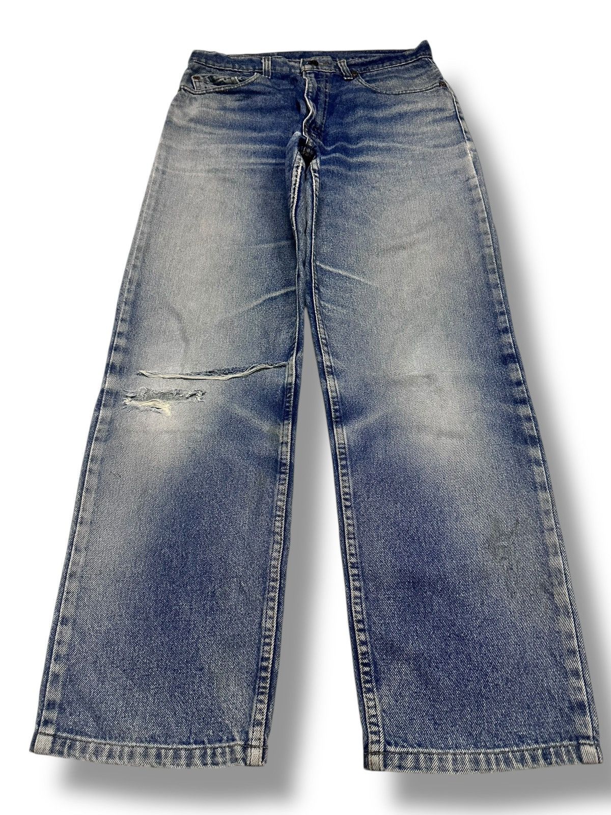 Levi's Vintage Levi's Distressed Baggy Loose Fit With Faded Wash Size US 31 - 1 Thumbnail