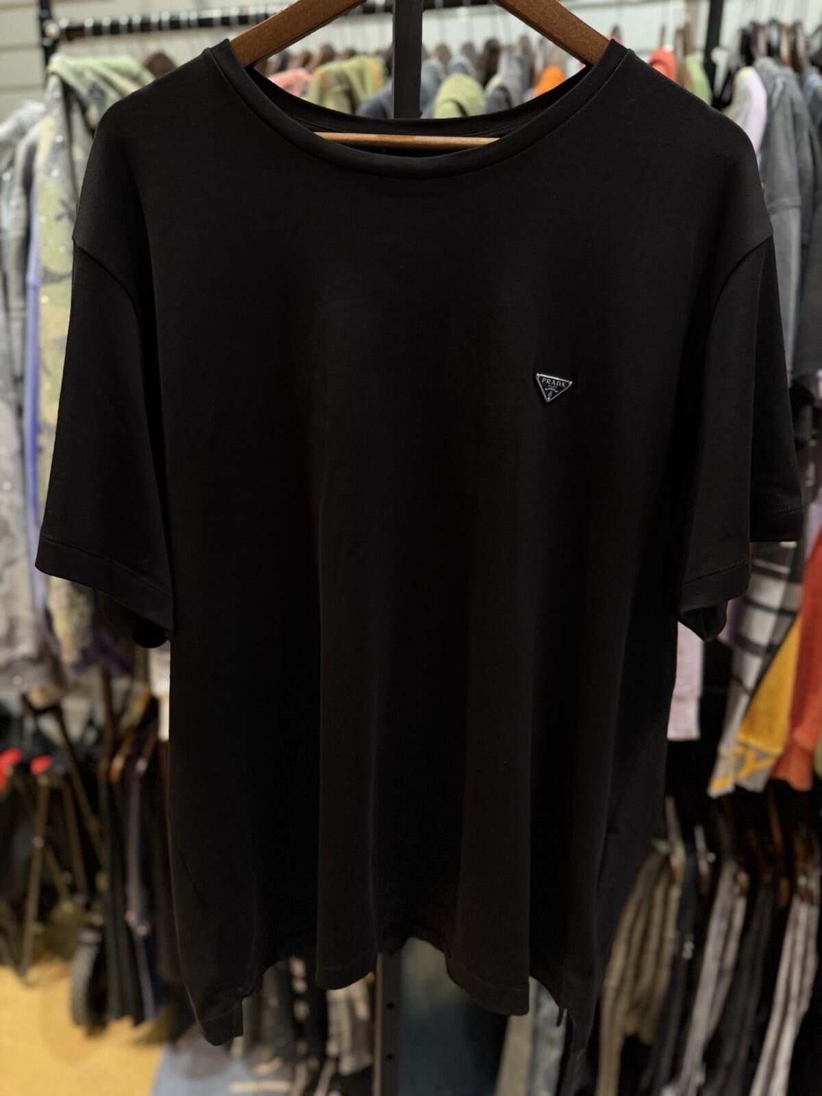 Prada Prada Men’s T-Shirt Short Sleeve Casual Tee Cotton $1200 3XL Size US XXL / EU 58 / 5 - 7 Thumbnail