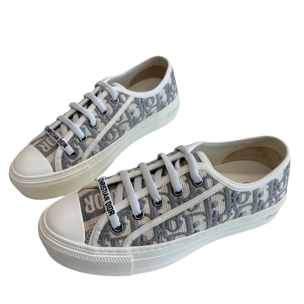 Dior Dior Oblique Walk'n'Dior Low-Top Sneakers Size 35 Size US 5 / IT 35 - 1 Thumbnail