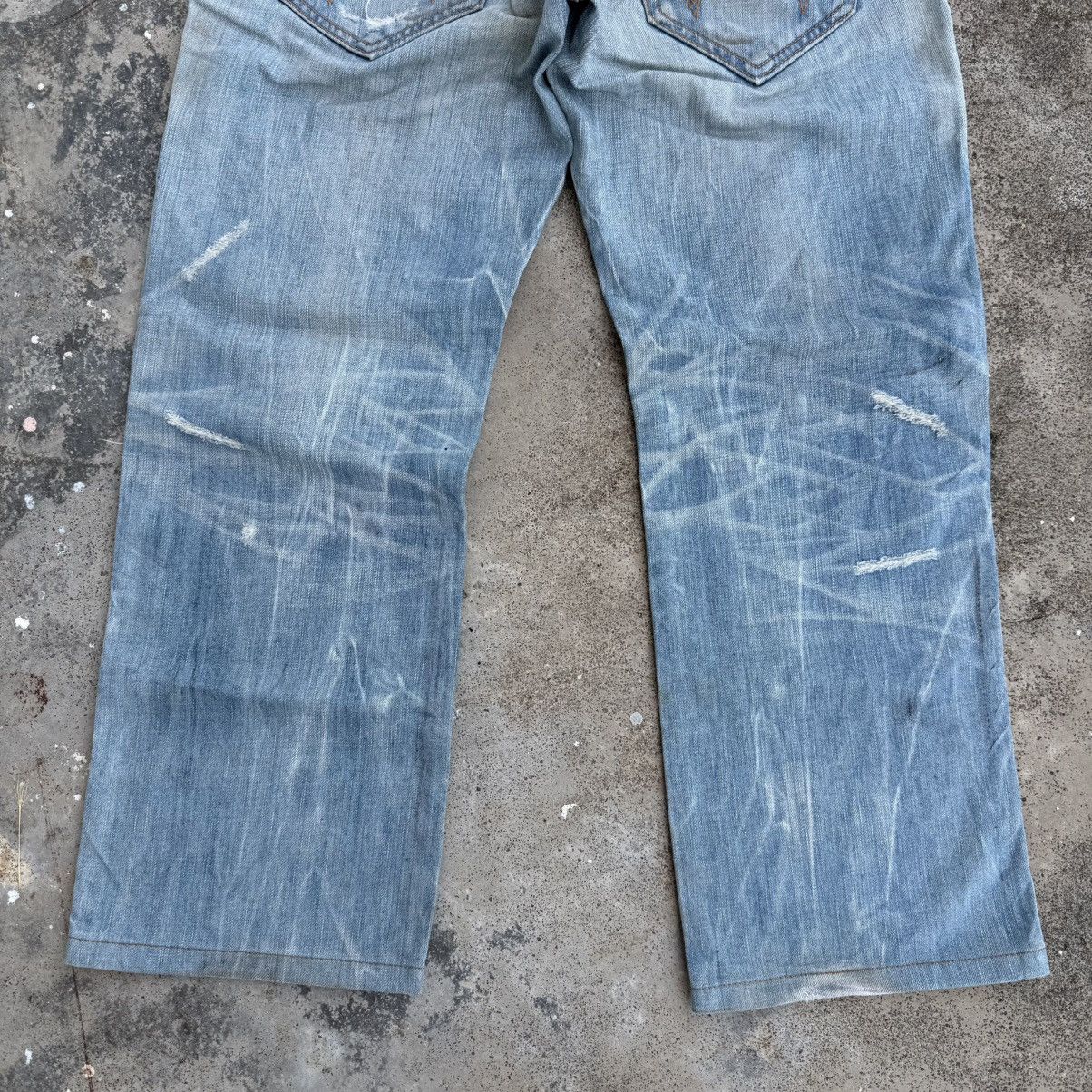 Edwin Vintage Edwin Faded Distressed Denim Jean Pants W36 Size US 34 / EU 50 - 10 Thumbnail