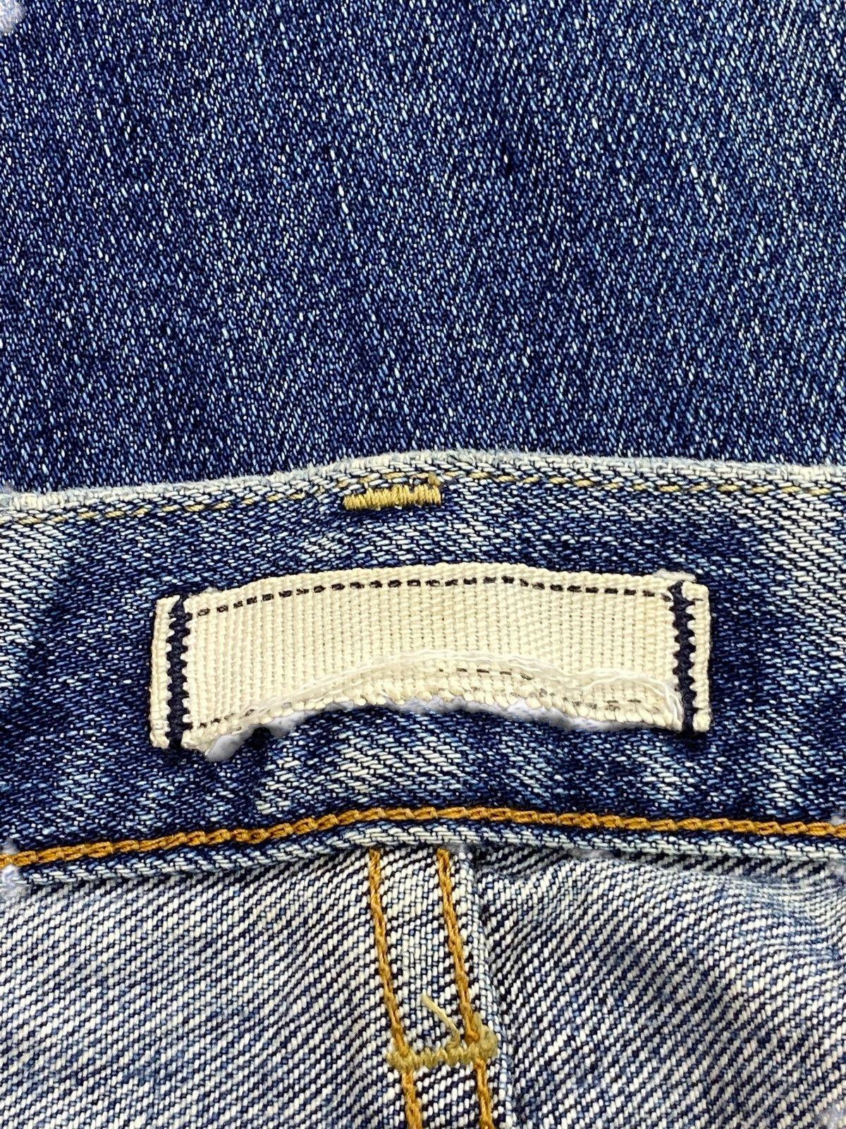 Uniqlo Uniqlo Selvedge Faded Wash Style Loose Jeans Size US 33 - 14 Thumbnail