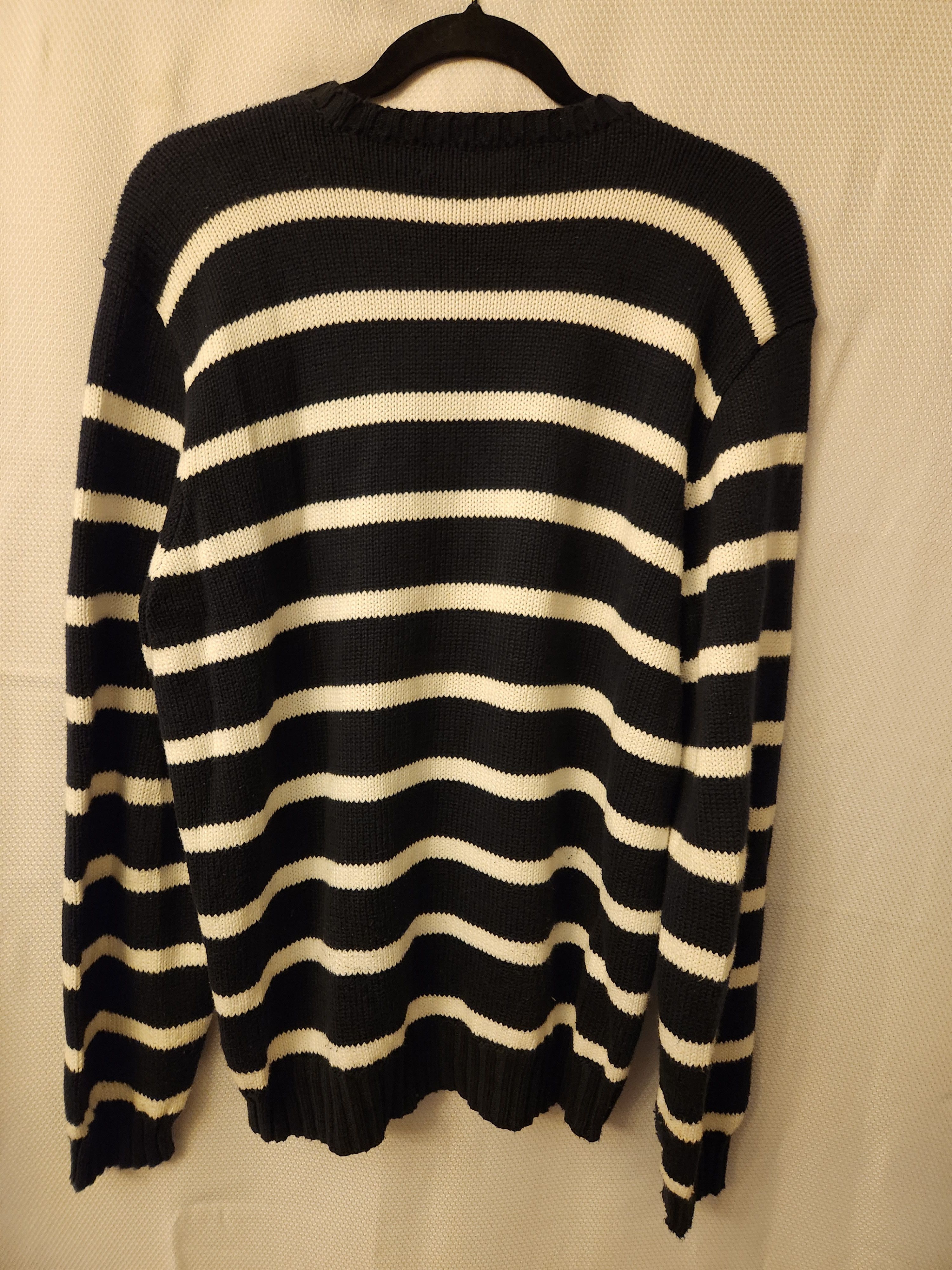 Polo Ralph Lauren 100% Cotton Striped Pullover Sweater Size US L / EU 52-54 / 3 - 2 Thumbnail