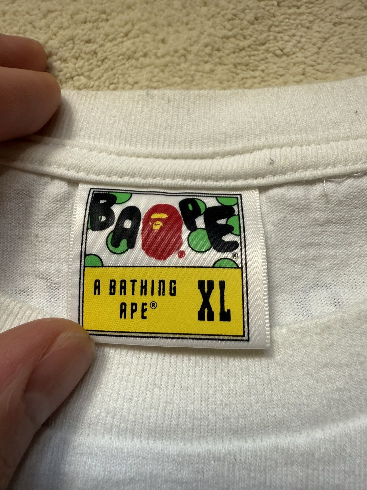 Bape BAPE NYC White Tee Size US XL / EU 56 / 4 - 3 Thumbnail