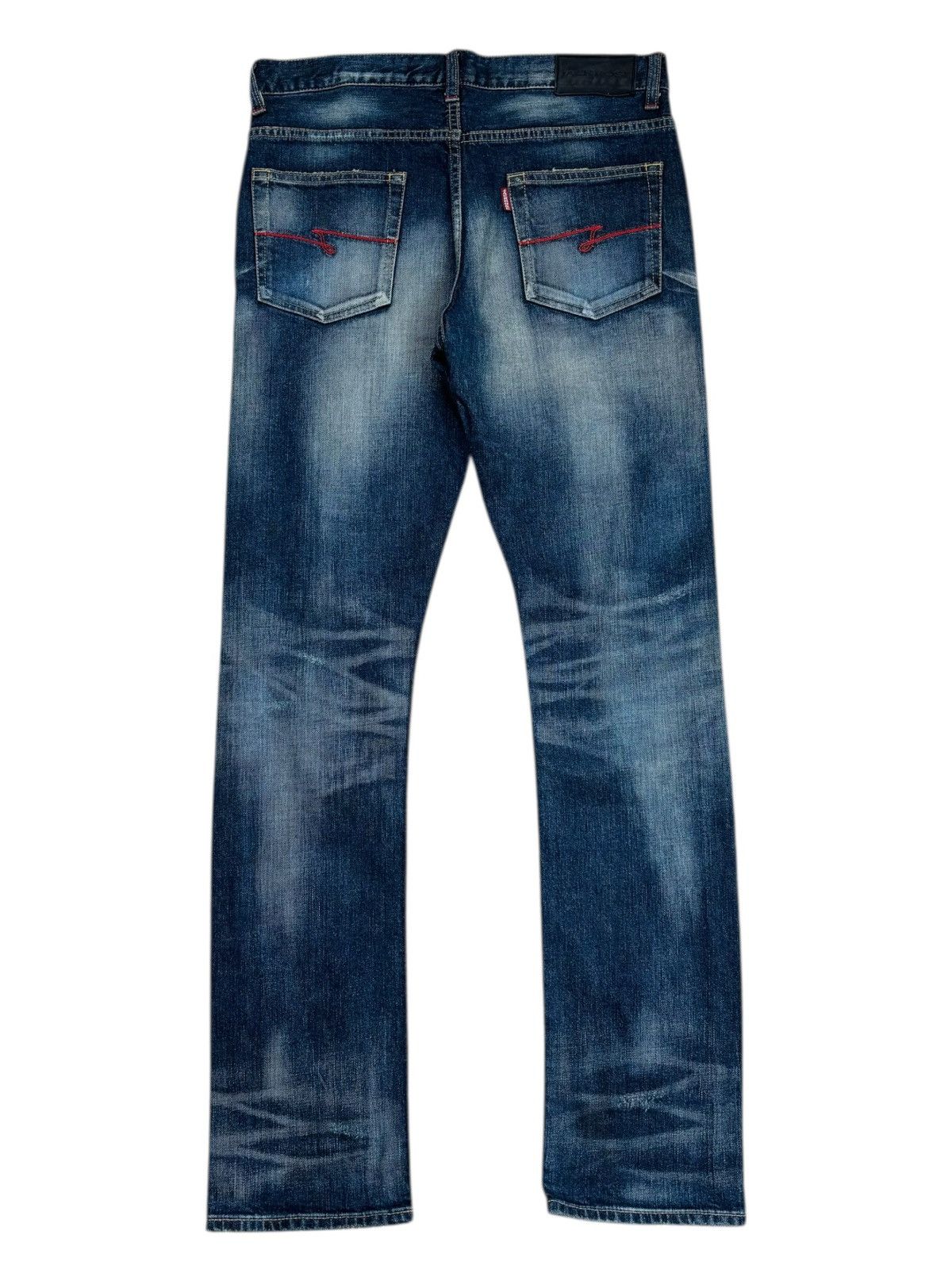 JACKROSE 2000s Jackrose - Vkei Style Washed Denim Pants Size US 29 - 2 Thumbnail