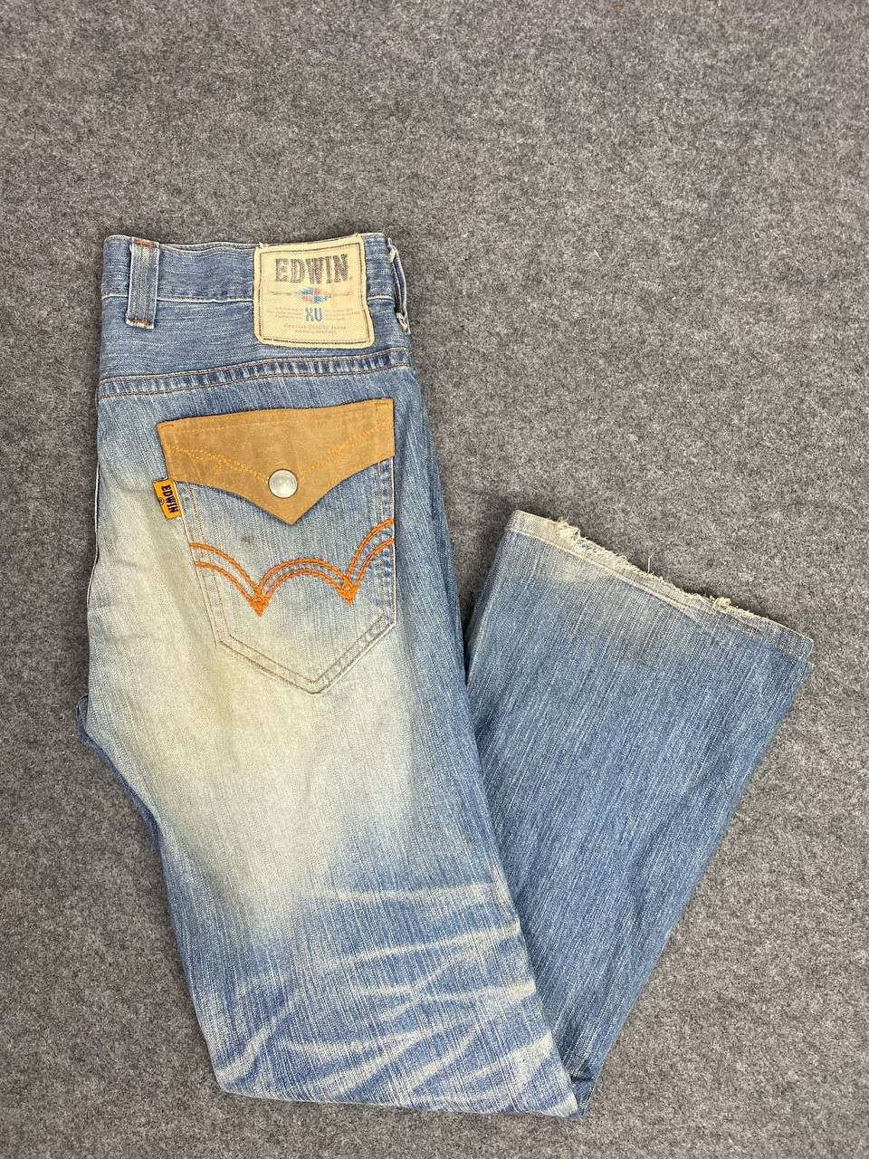 Edwin vintage edwin xv faded design bootcut flare denim Size US 38 / EU 54 - 1 Thumbnail