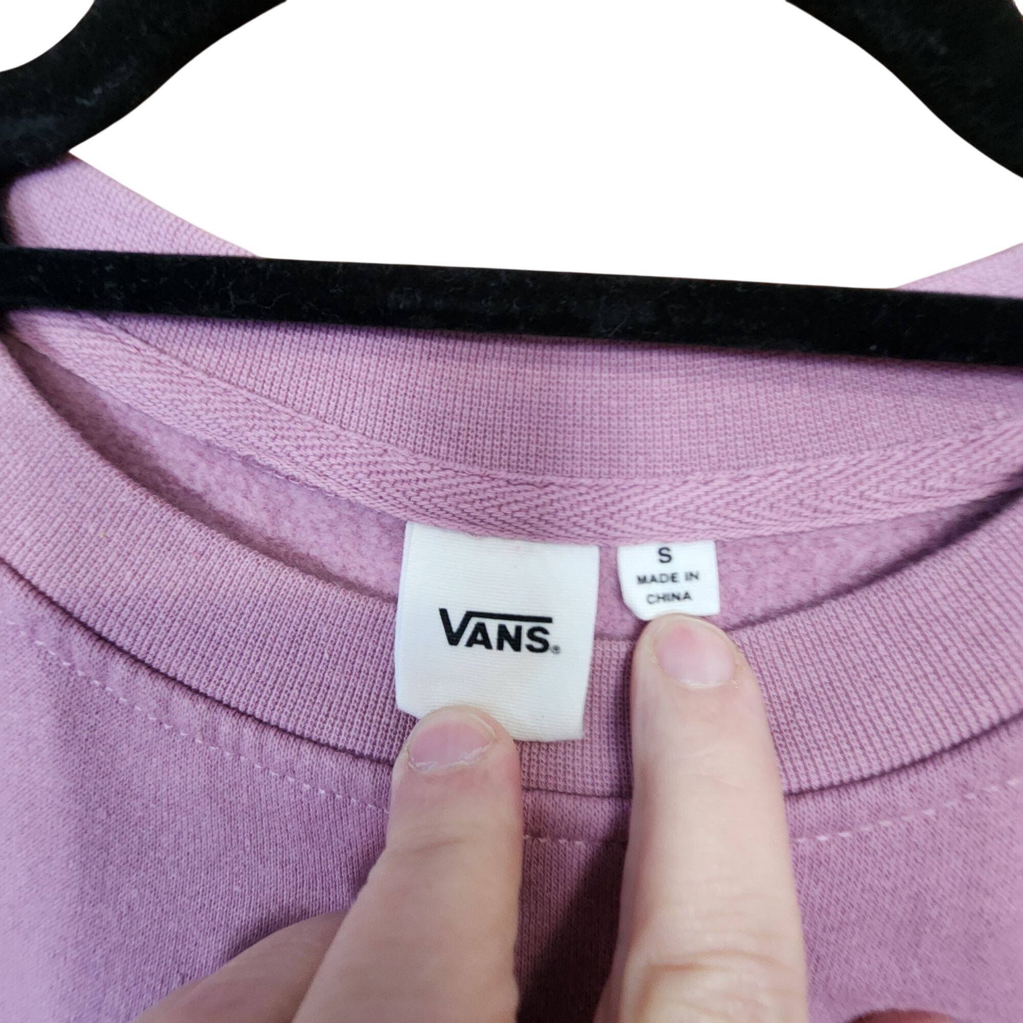 Vans Vans Lavender Crewneck Sweatshirt Womens S Size S / US 4 / IT 40 - 3 Thumbnail