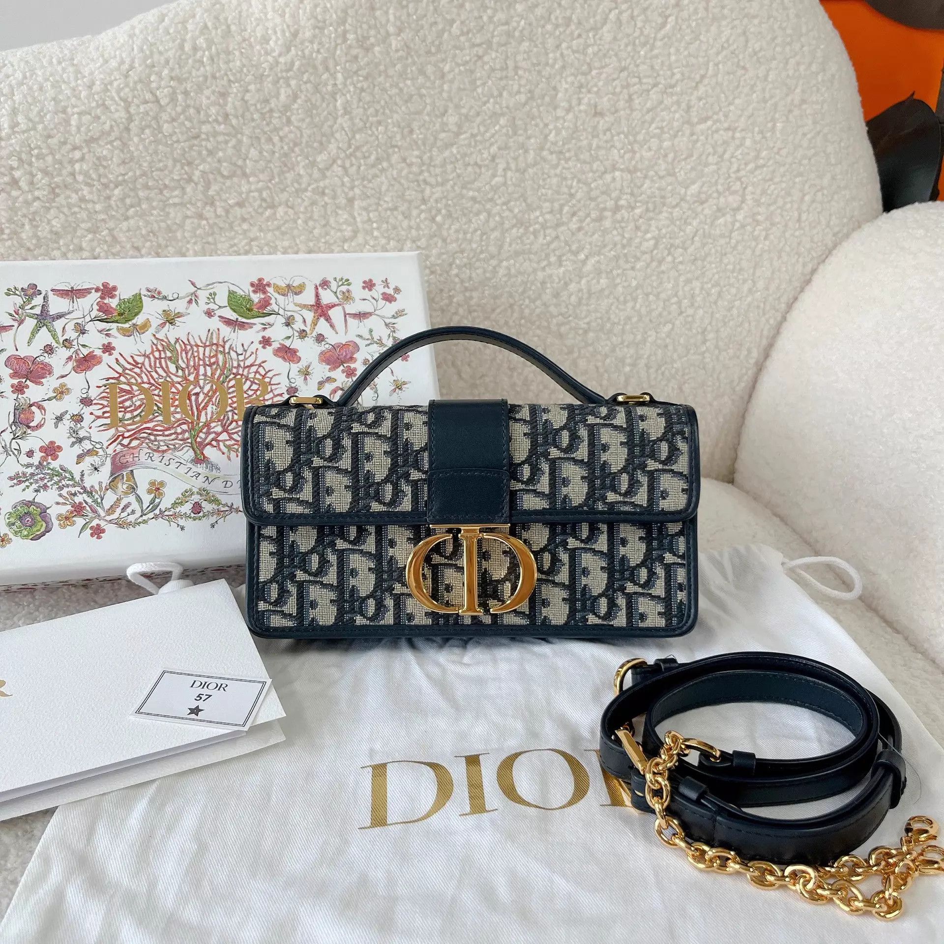 Dior Dior Miss Montaigne CD Flap Handbag 20x10x3 Size ONE SIZE - 1 Thumbnail