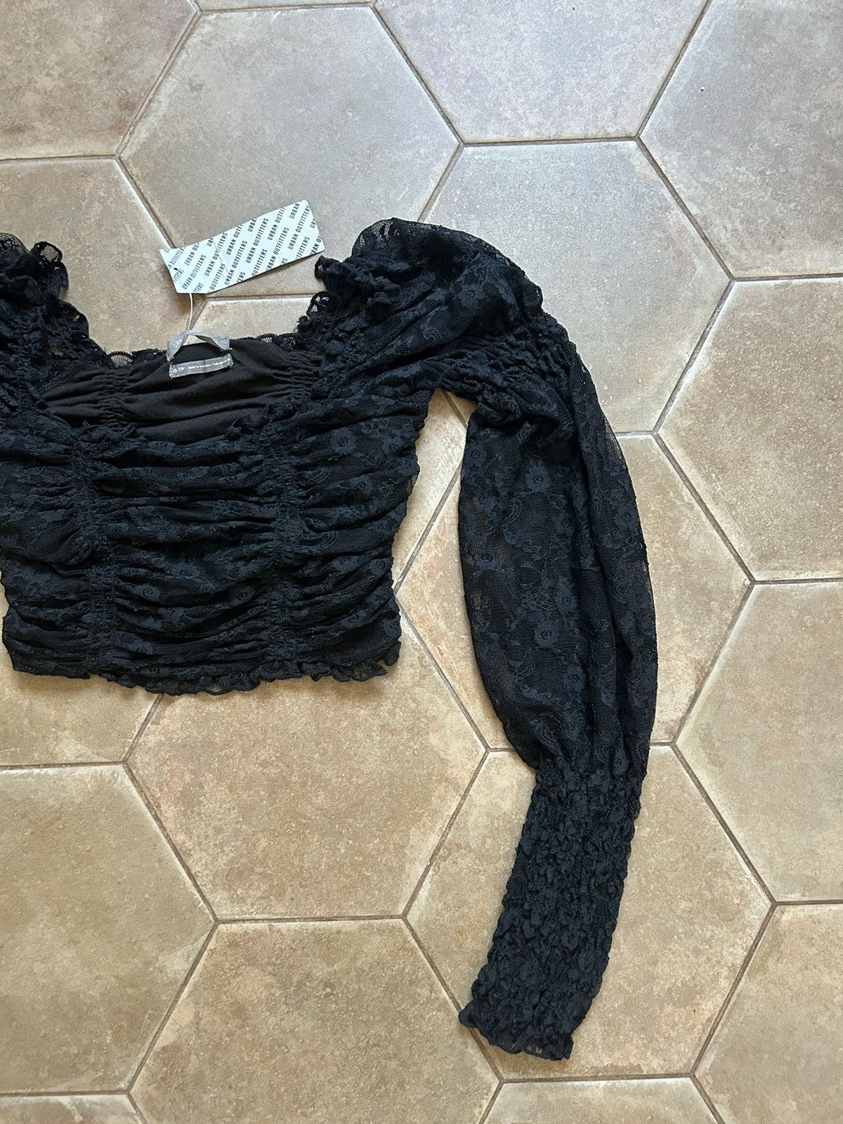 Japanese Brand × Urban Outfitters MESH TOP SHIRT Size XS / US 0-2 / IT 36-38 - 3 Thumbnail