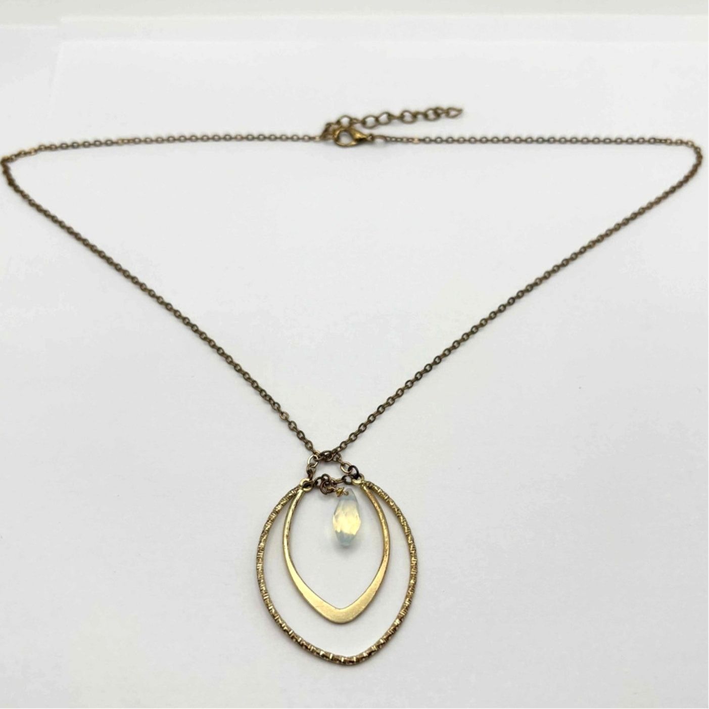 Other 90s Gold Crystal Necklace Size ONE SIZE - 4 Thumbnail