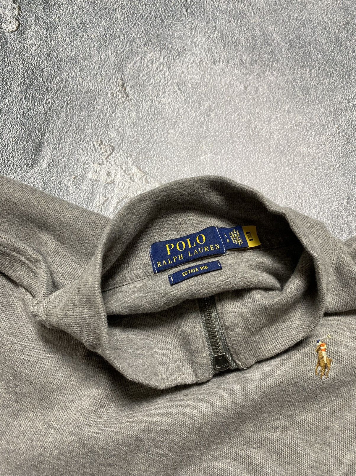 Polo Ralph Lauren × Vintage Vintage Polo Ralph Lauren 1/3 zip box fit y2k sweater Size US L / EU 52-54 / 3 - 8 Thumbnail