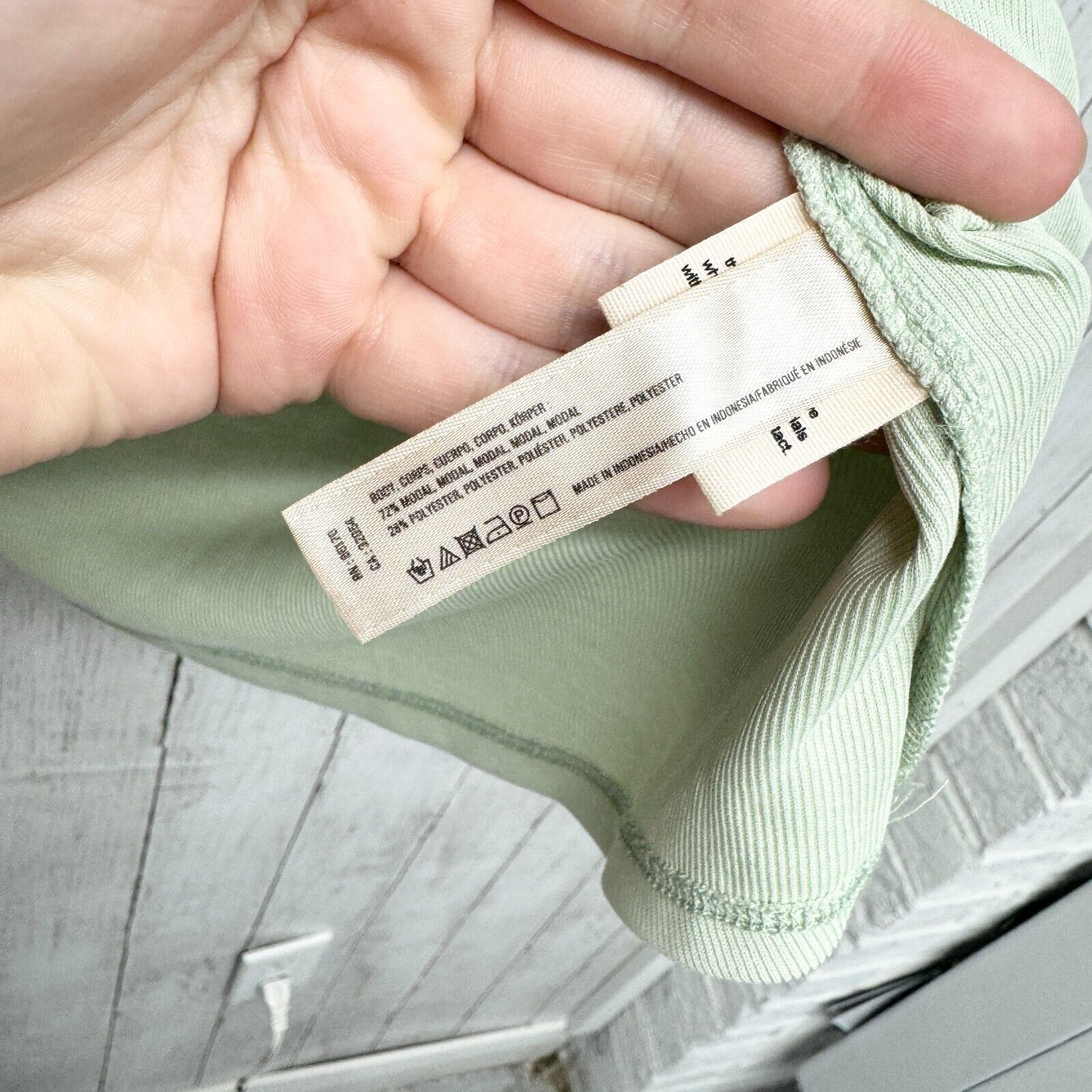 Anthropologie Anthropologie Saturday/Sunday XS Sage Short Sleeve Amy Top Size XS / US 0-2 / IT 36-38 - 3 Thumbnail