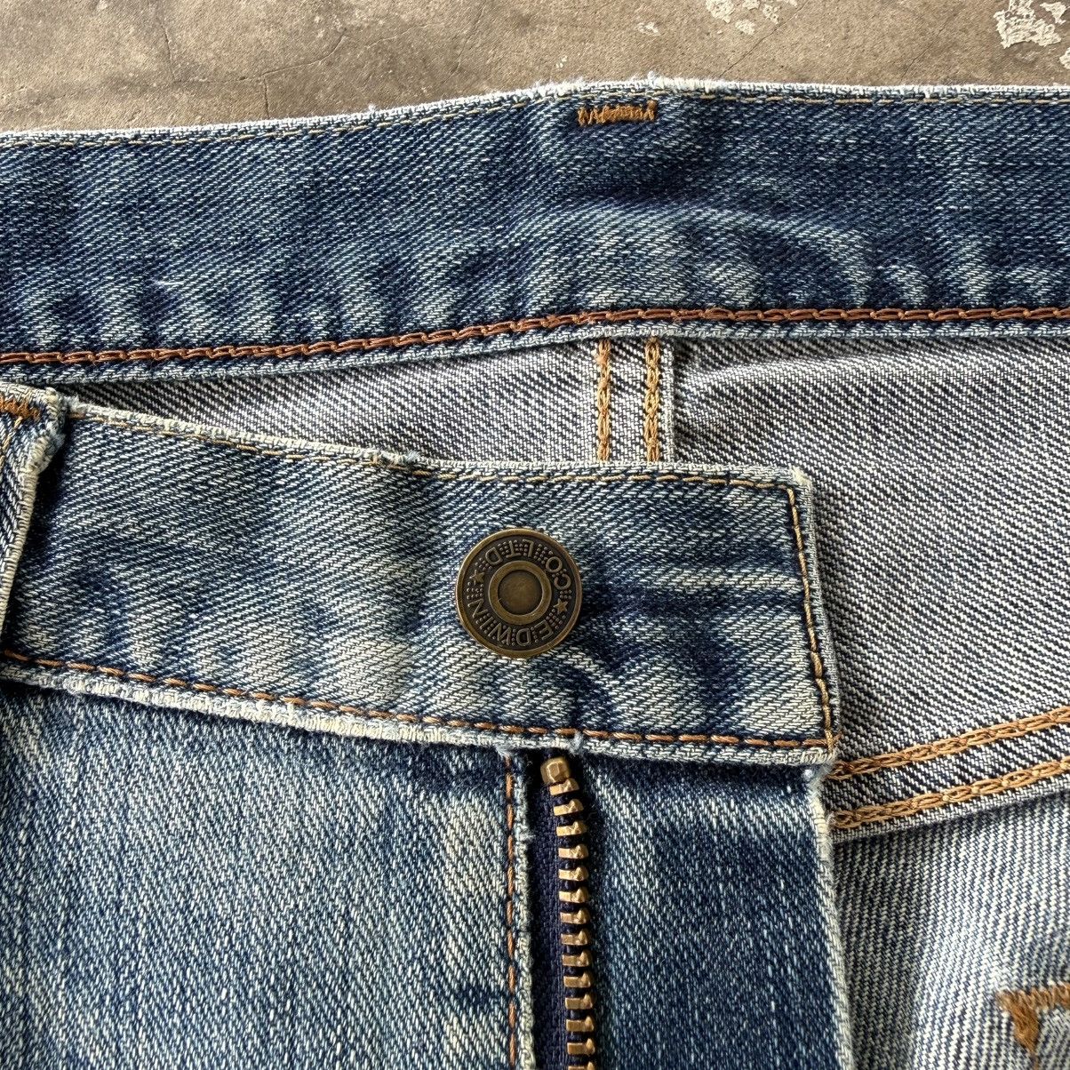 Edwin Vintage Edwin Faded Blue Denim Jean Pants W35 Size US 35 - 8 Thumbnail