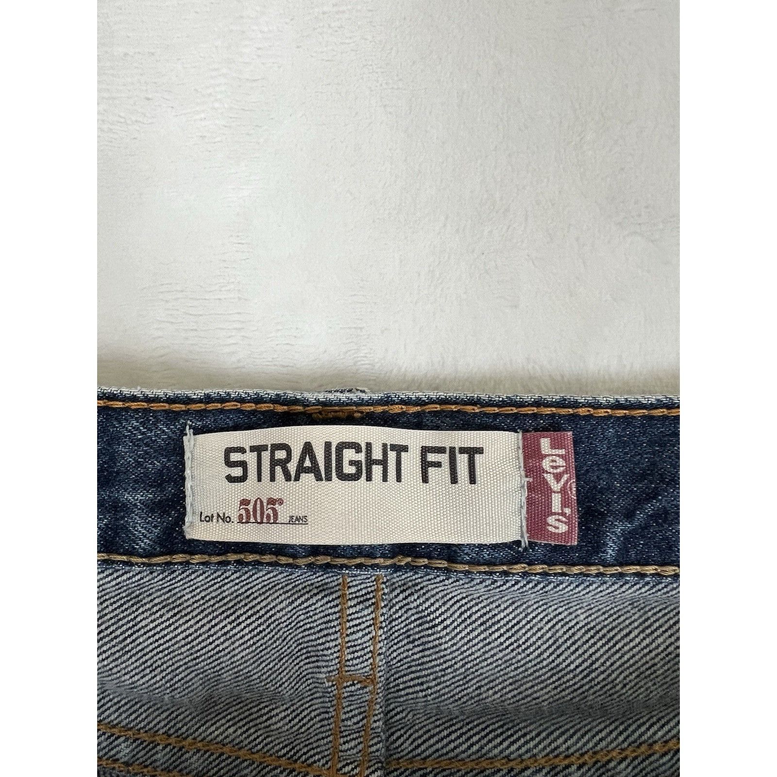 Levi's Vintage Levi’s 505 Blue Denim Jeans Size 40x30 Straight Fit Size US 40 / EU 56 - 6 Thumbnail