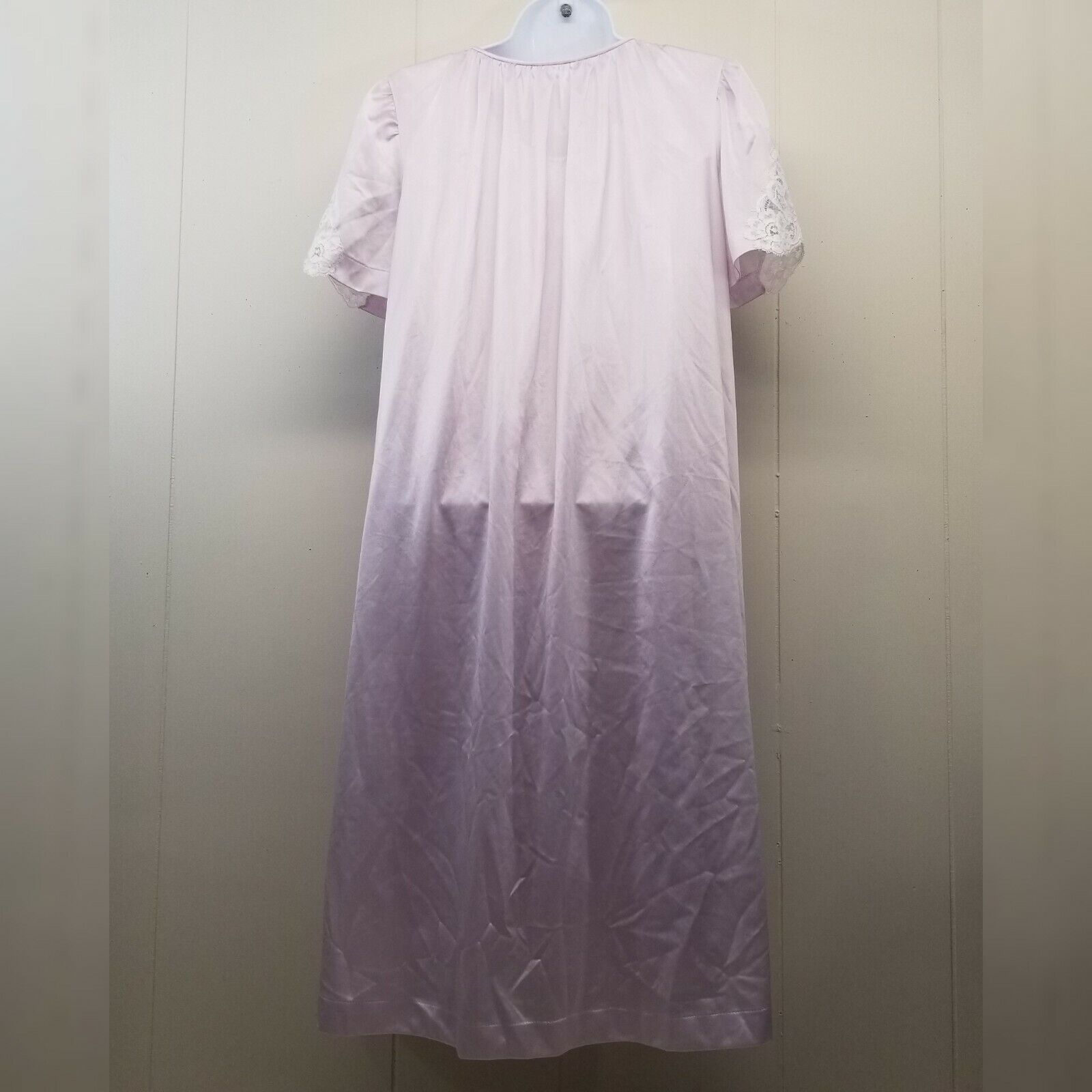 Vintage Lorraine SMALL USA Light Purple Night Gown Robe Sheer 2 Pc Size S / US 4 / IT 40 - 2 Thumbnail