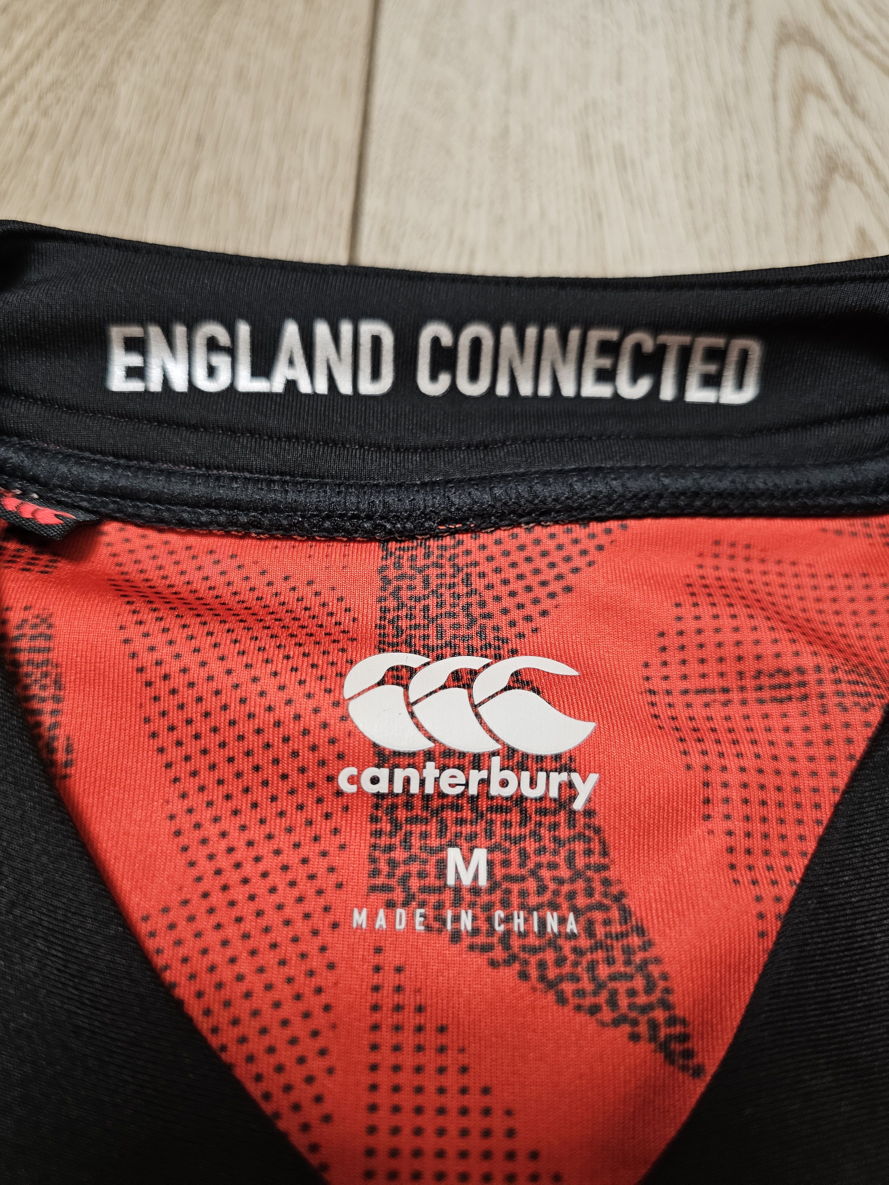 Canterbury of New Zealand ENGLAND RUGBY SHIRT 2017 RUGBY JERSEY RARE BLACK JERSEY Size US M / EU 48-50 / 2 - 6 Thumbnail