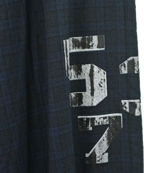 Comme des Garcons Black Cropped Printed Check Wool Pants Size US 31 - 5 Thumbnail