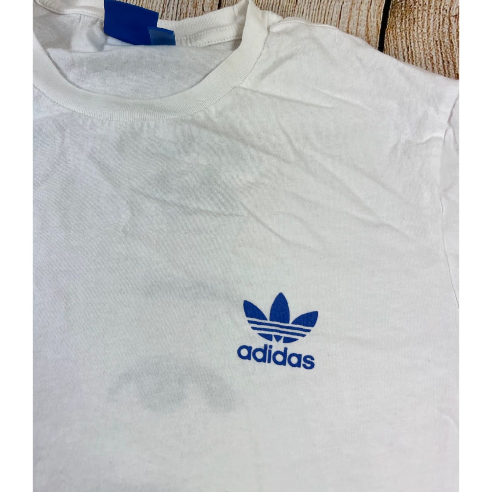 Adidas Adidas The All Sports People White T Shirt XL Men White Sports Eyes Graphic Shirt Size US XL / EU 56 / 4 - 2 Thumbnail
