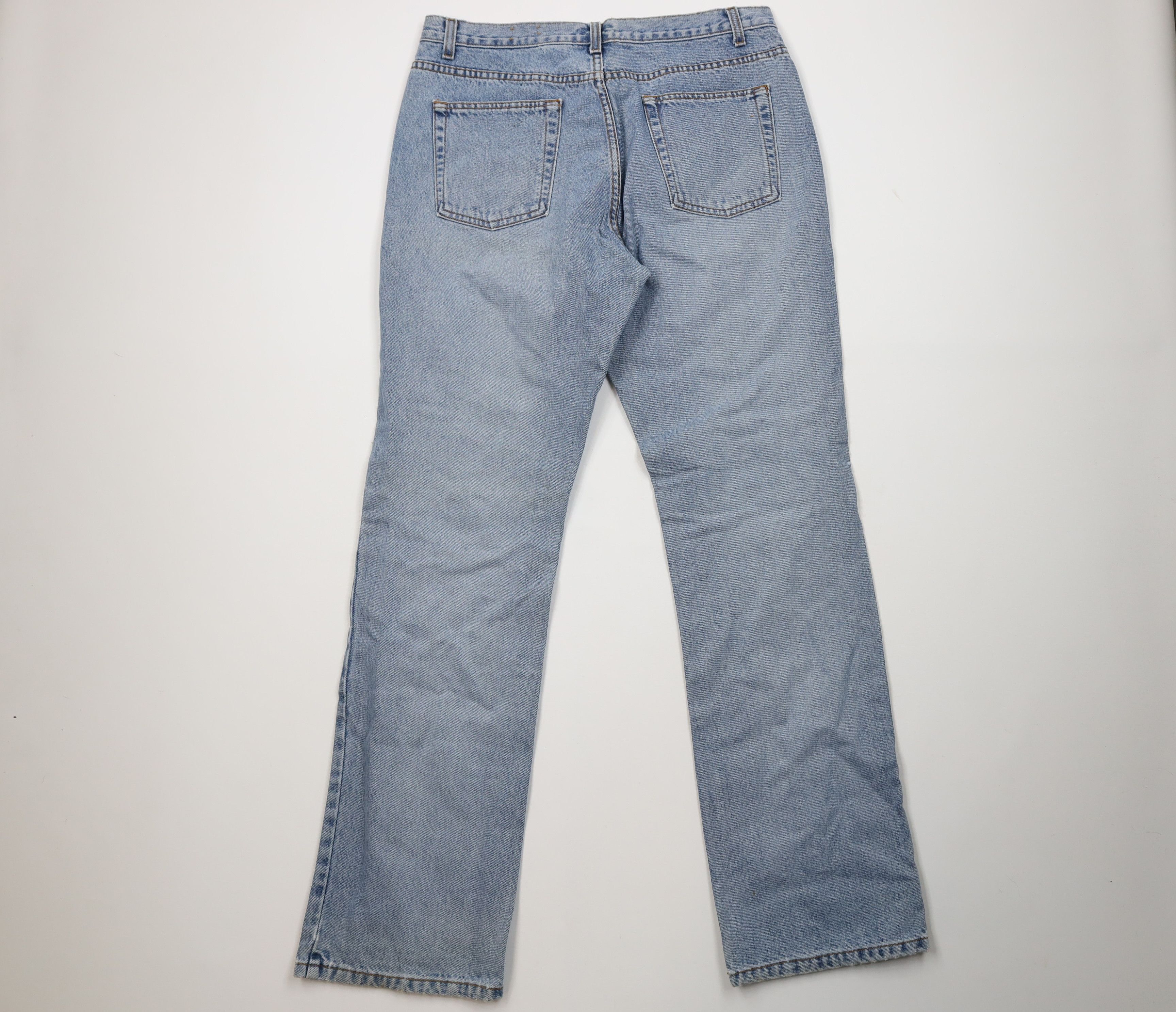 J.Crew Vintage 90s Y2K J Crew Fly Babydoll Flared Wide Leg Jeans Size 36" / US 14 / IT 50 - 10 Thumbnail