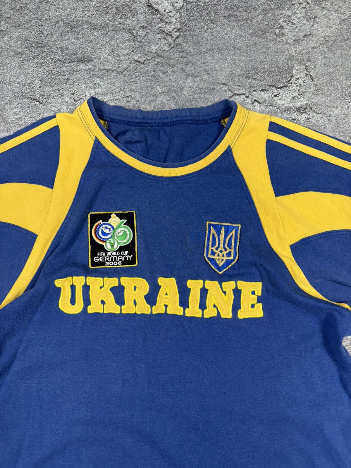 If Six Was Nine Fifa World Cup Germany 2006 Ukraine Rare Jersey T-Shirt Size US XL / EU 56 / 4 - 3 Thumbnail