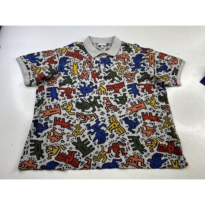 Lacoste x keith outlet haring polo