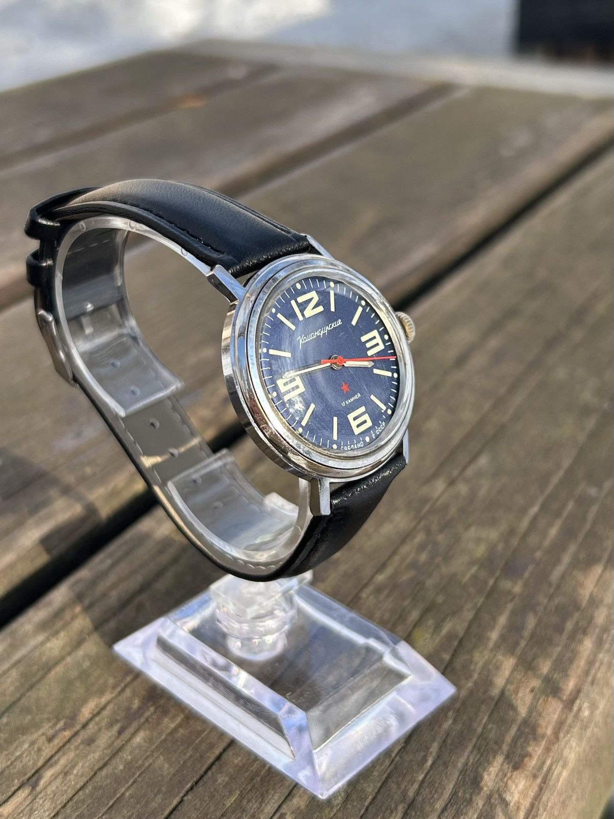 Vintage Vintage Watch Soviet USSR Mechanical Wostok Hand Winding Size ONE SIZE - 11 Thumbnail