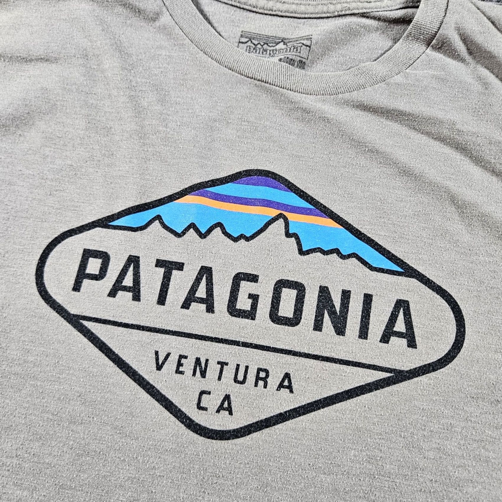 Patagonia Patagonia Mens Medium Gray Ventura CA Logo Graphic Shirt Size US M / EU 48-50 / 2 - 2 Thumbnail