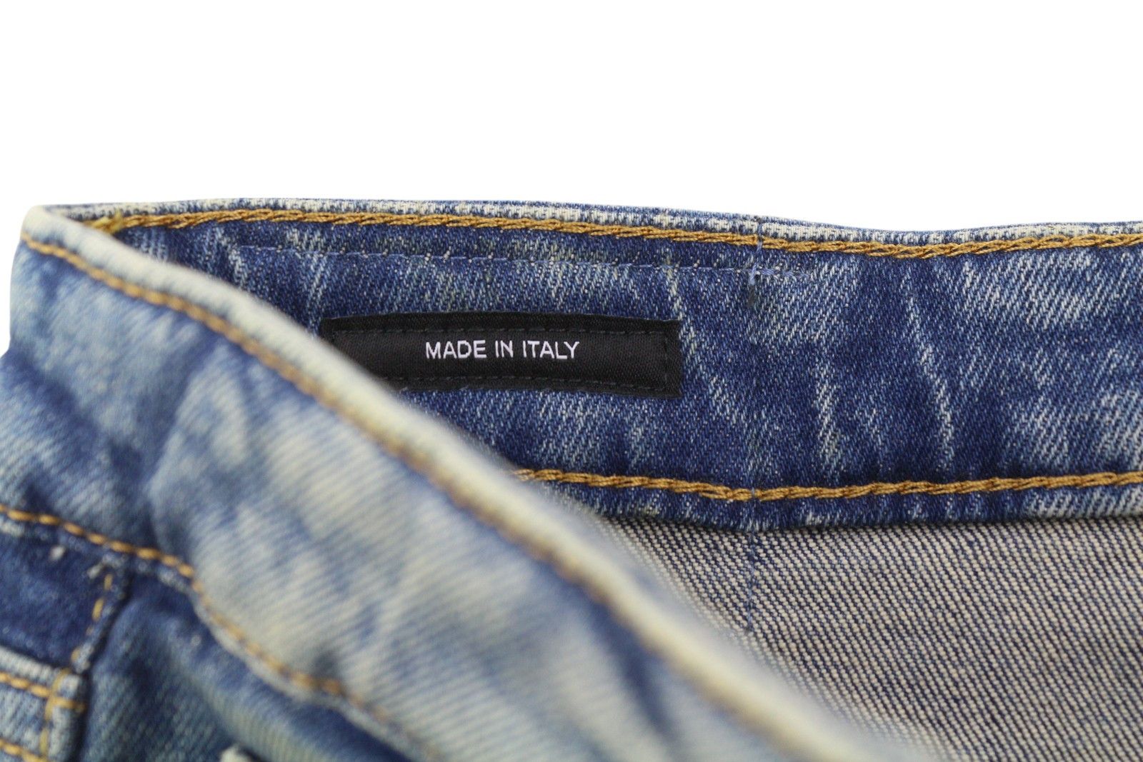 R13 KICK 30 Ankle Cropped Washed Blue Kelly Stretch 84492 Size 30" / US 8 / IT 44 - 8 Thumbnail