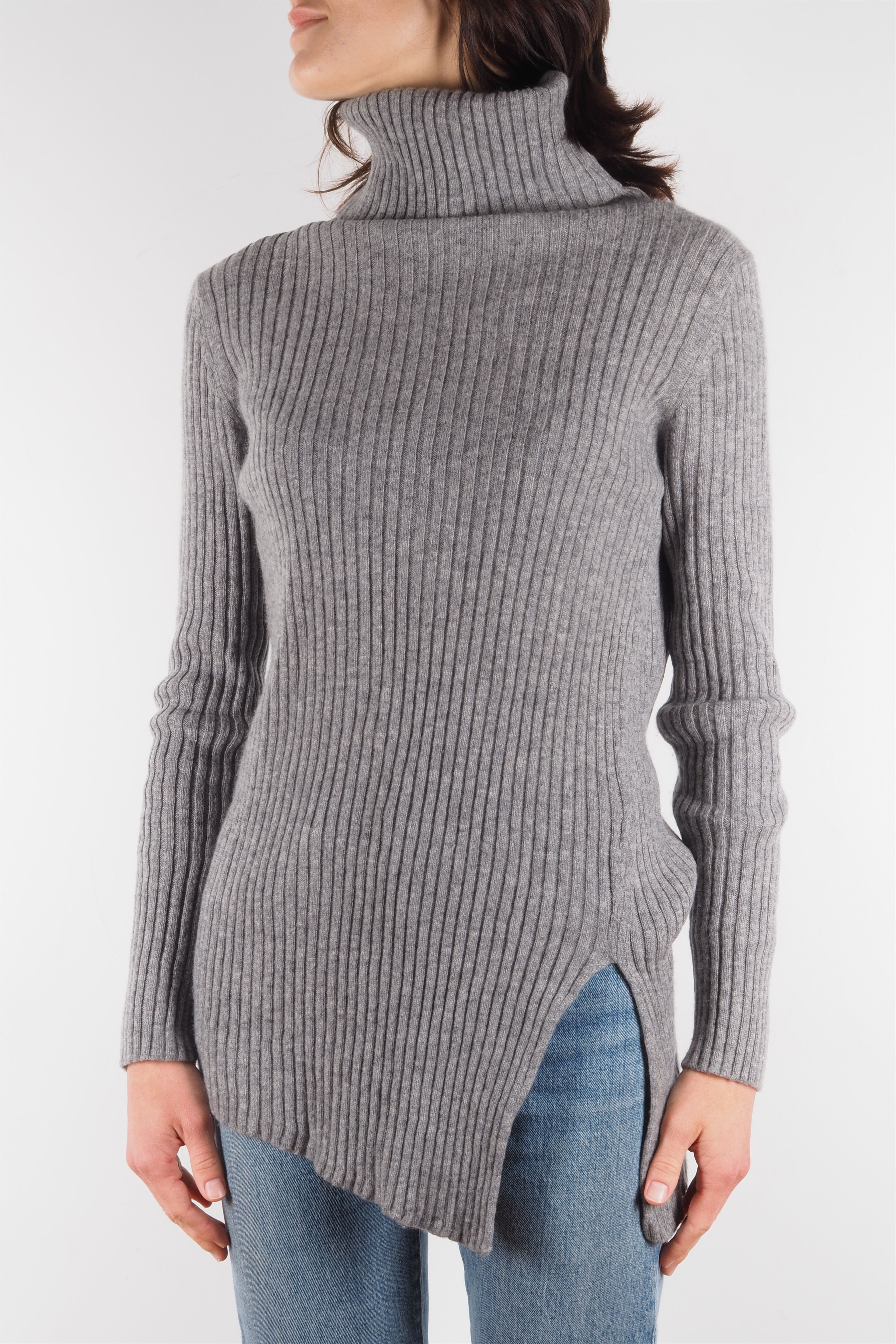 Iris von Arnim Iris Von Arnim Gray Wool Cashmere Sweater Pullover Size M / US 6-8 / IT 42-44 - 2 Thumbnail