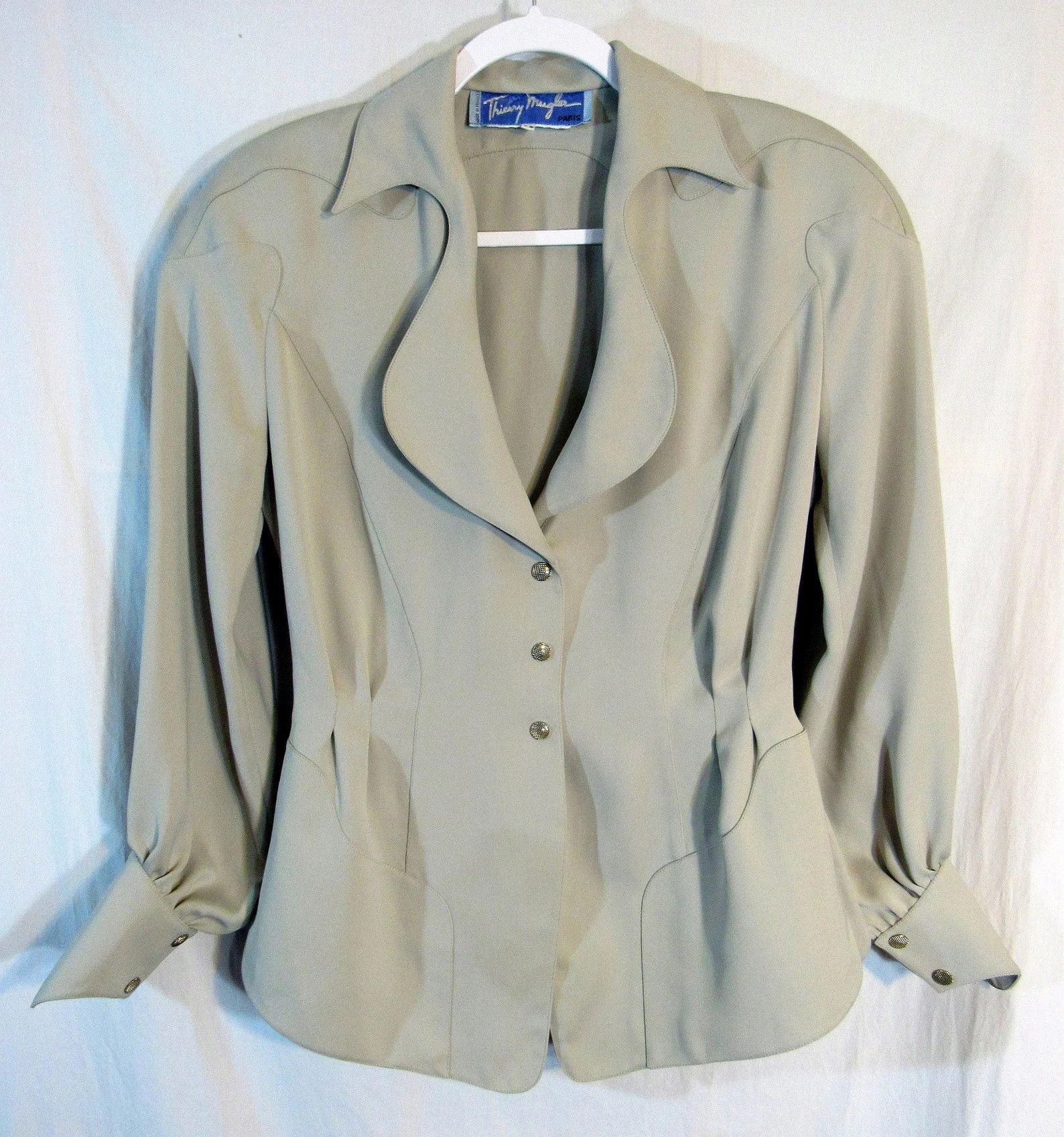 Thierry Mugler Thierry Mugler Paris Silk Western-Inspired Blouse Jacket Size US S / EU 44-46 / 1 - 1 Thumbnail