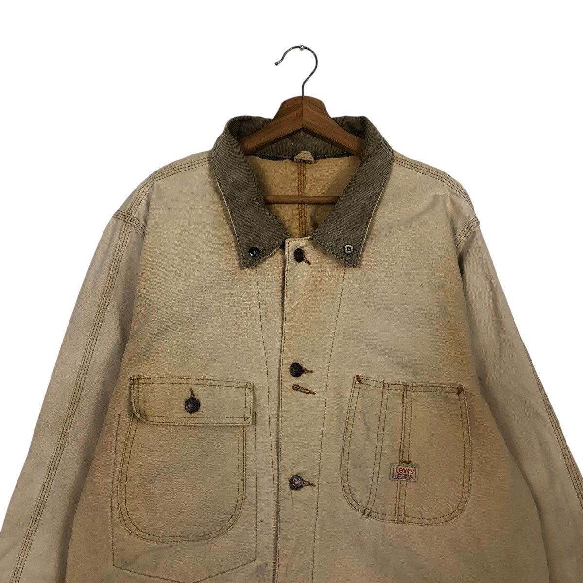 Levi's 🔥VINTAGE CHORE JACKET LEVI’S WORKERS SAN FRANCISCO DETROIT Size US M / EU 48-50 / 2 - 5 Thumbnail