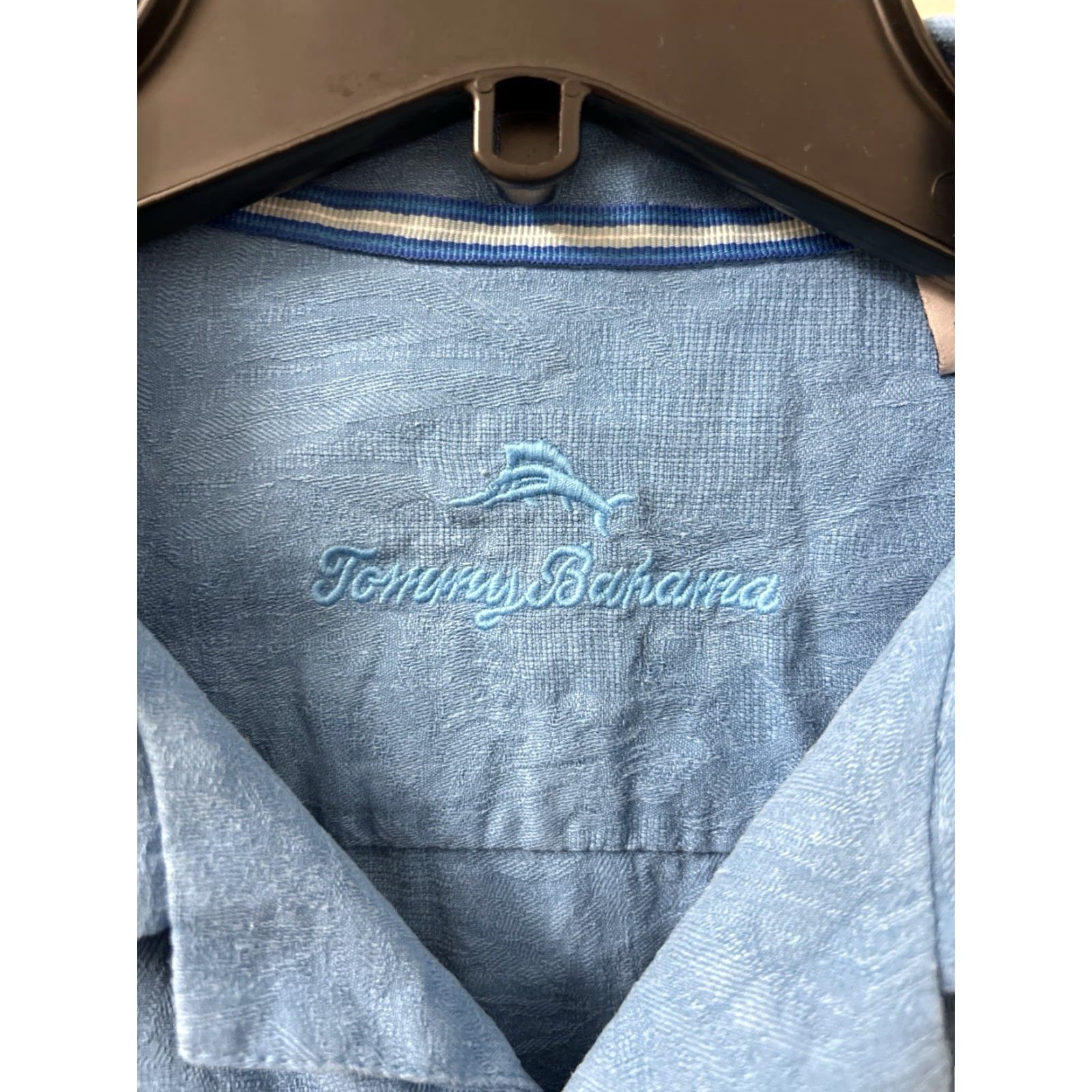 Tommy Bahama Tommy Bahama Shirt Mens Medium Blue 100% Silk Tropical Button Up Short Sleeve Size US M / EU 48-50 / 2 - 6 Thumbnail