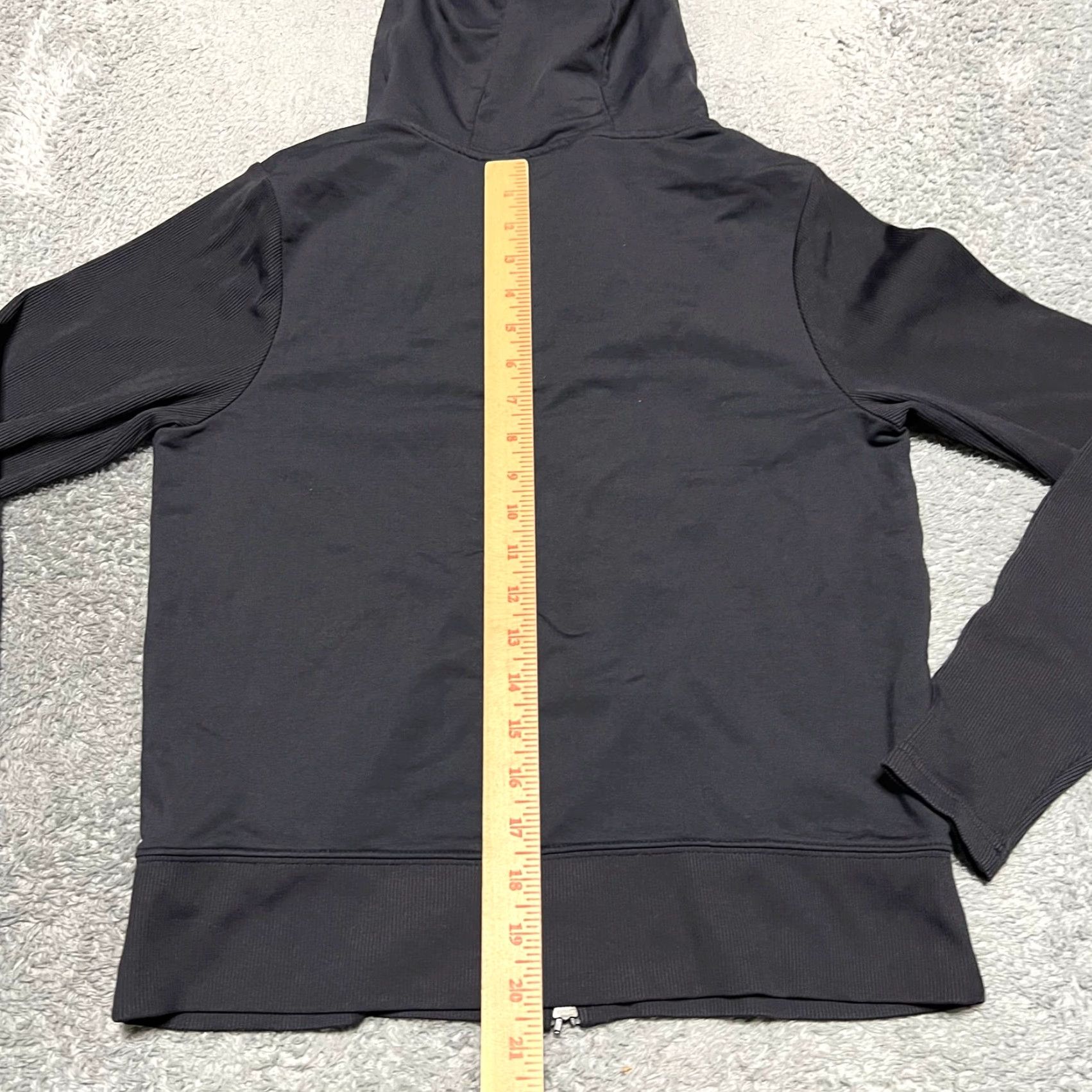 Athleta Athleta Malabar Hoodie Jacket Womens Medium Full Zip Asymmetrical Navy Blue Womens M Navy Blue Jacket Size M / US 6-8 / IT 42-44 - 5 Thumbnail