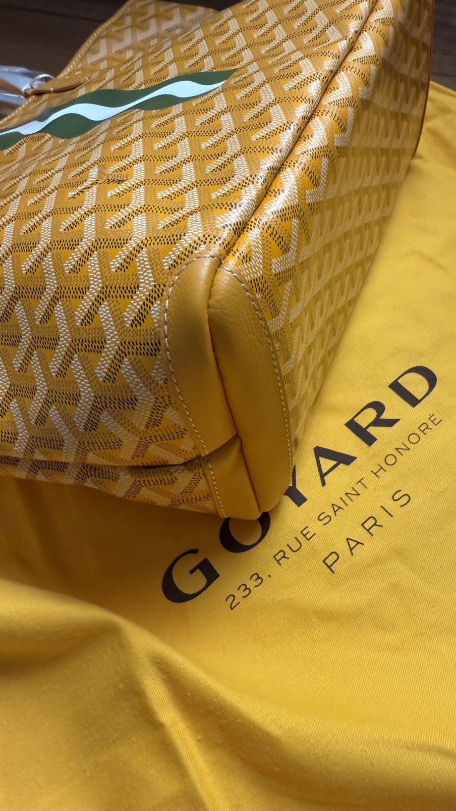 Goyard Goyard Artois PM Bag Yellow Millesime Size ONE SIZE - 6 Thumbnail