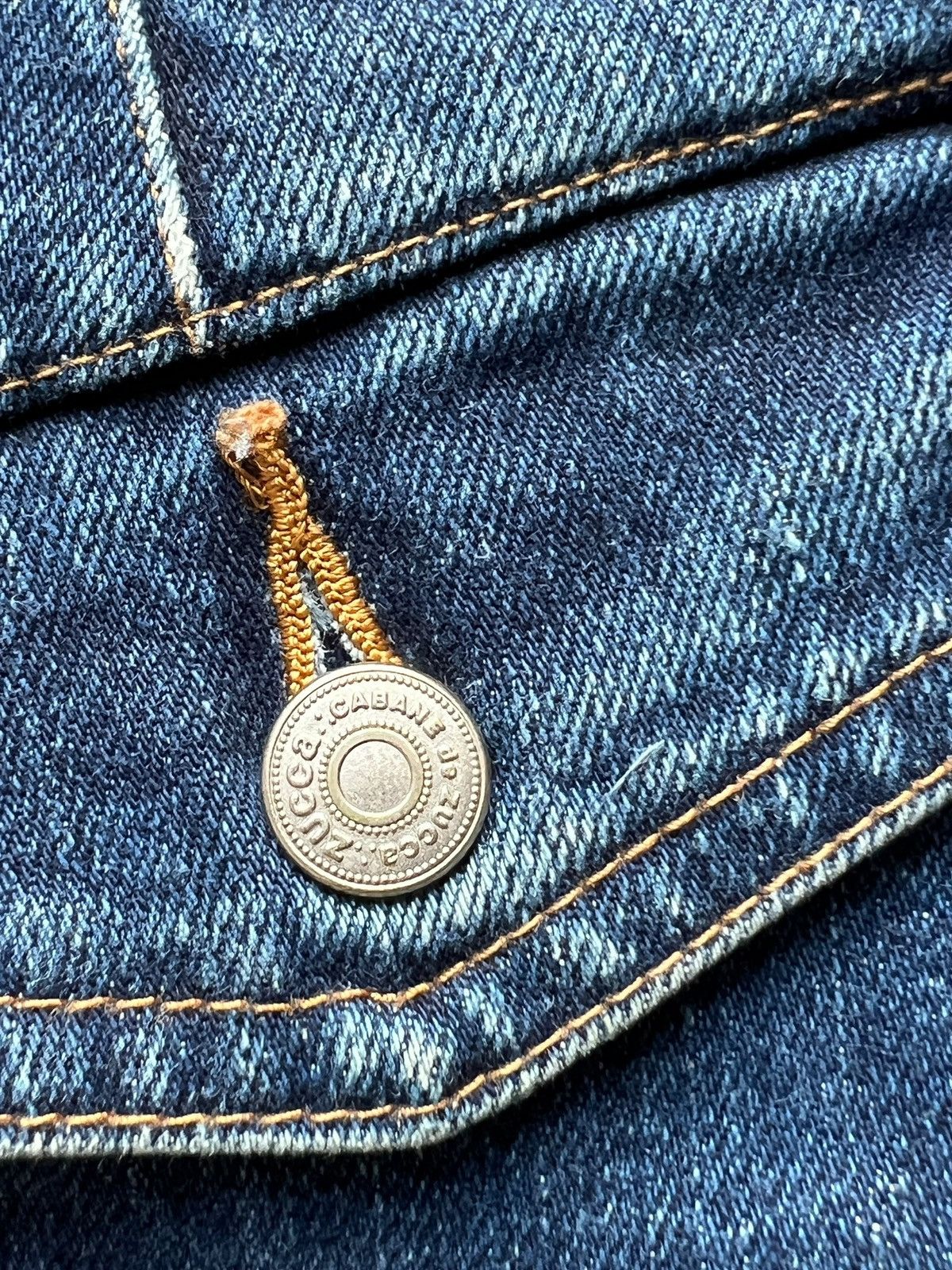 CABANE de ZUCCa 1990s Cabane de Zucca Crotch Zipper Ankle Denim Size US 33 - 7 Thumbnail