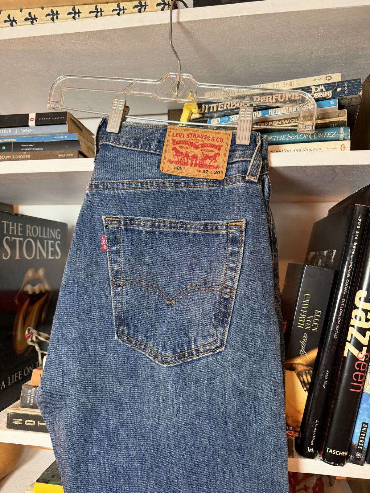 Levi's Levis 505 jeans w 32 L 30 Size US 32 / EU 48 - 2 Thumbnail