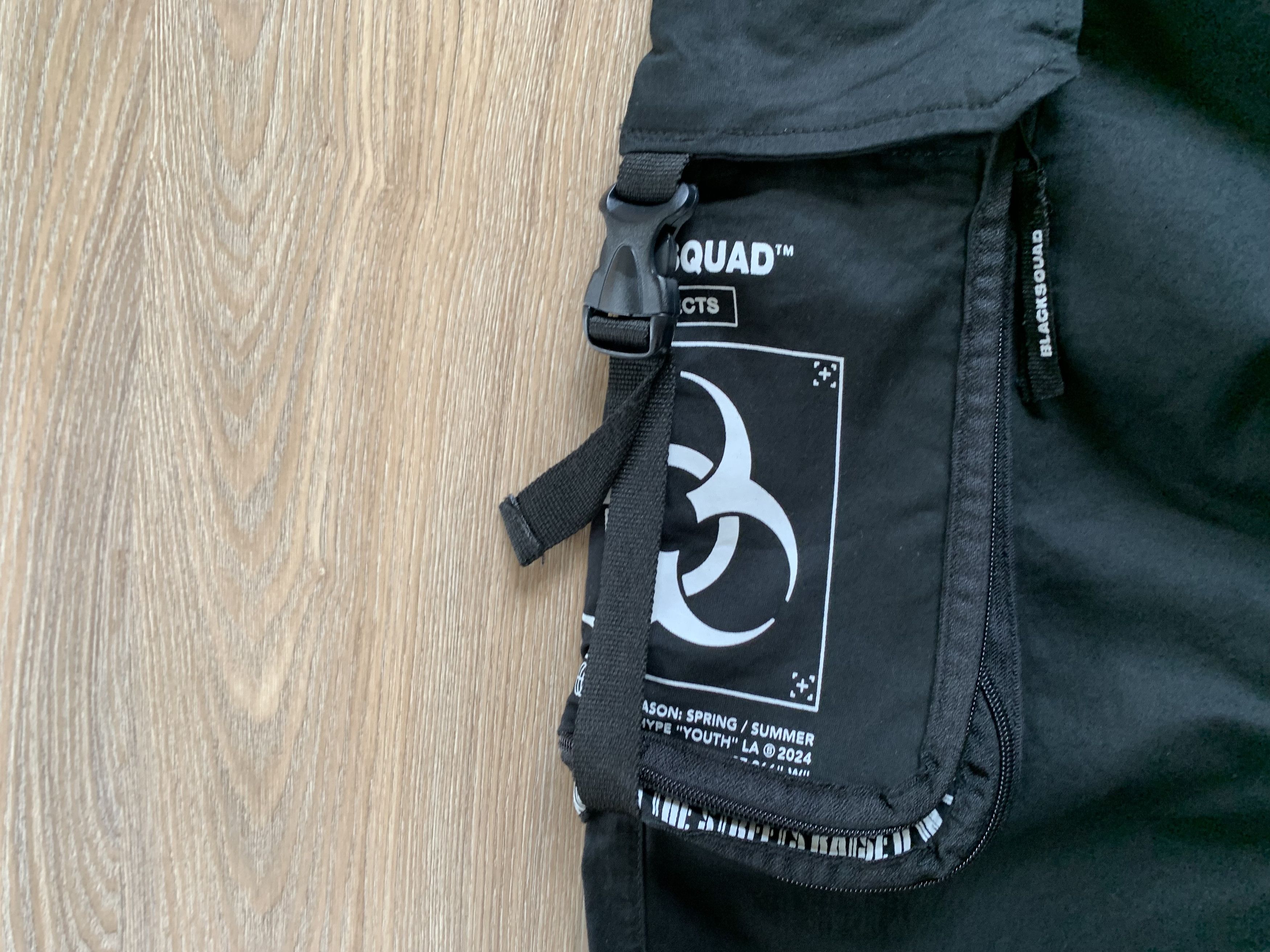 Other Black Squad Multi Pocket Pants Size US 28 / EU 44 - 5 Thumbnail