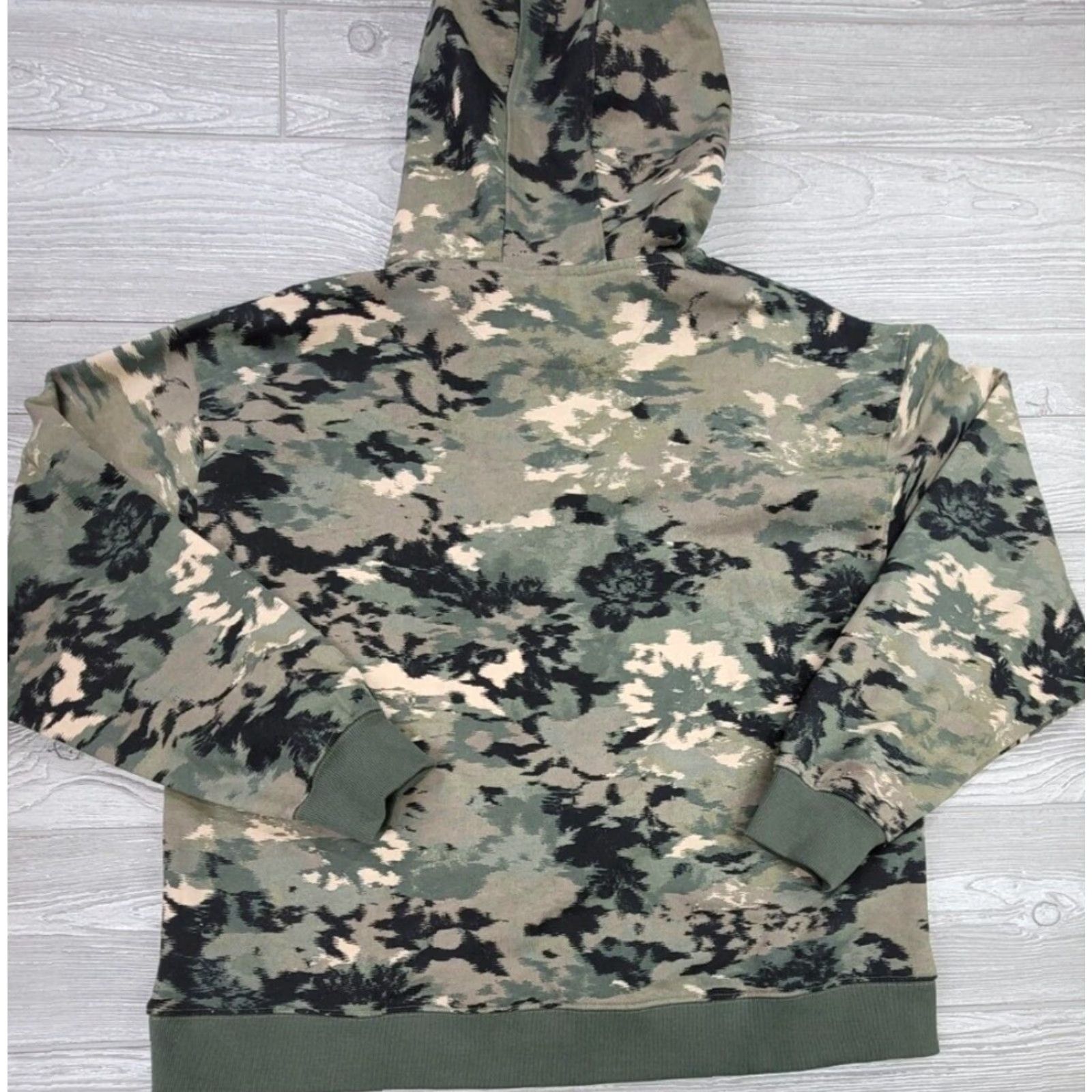 Wrangler Wrangler Casey Jones Workwear Hoodie Sweatshirt Camo Sz S Mens Long Sleeve Multicolor Logo Embroidered PullOver Pockets Size US S / EU 44-46 / 1 - 6 Thumbnail