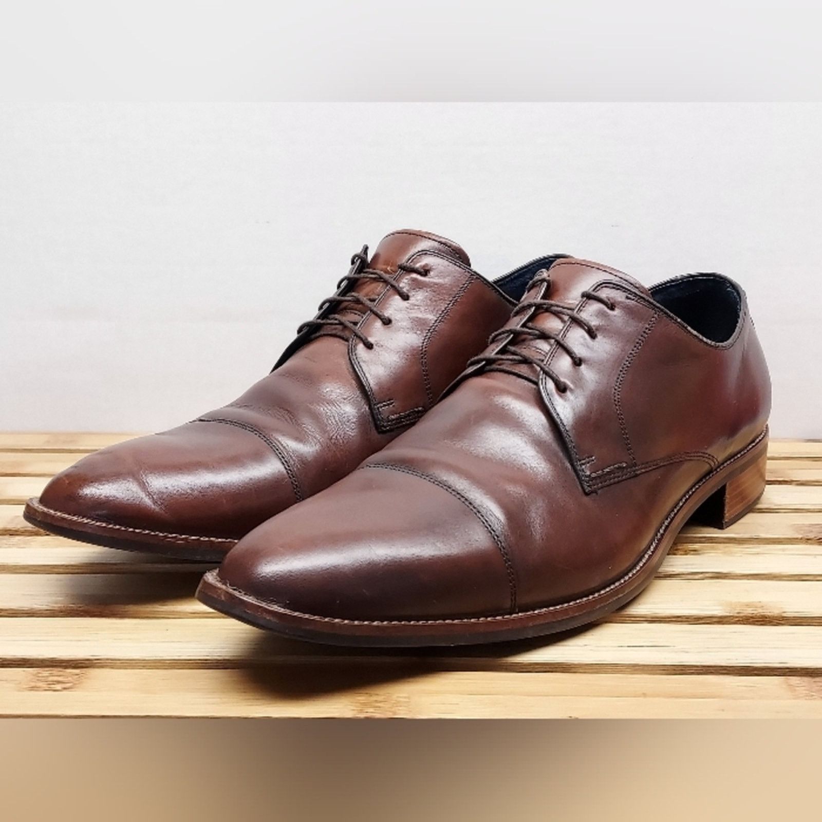 Cole Haan Cole Haan Mens Lenox Hill Cap Oxford Shoes Size 15W Size US 15 / EU 48 - 1 Thumbnail