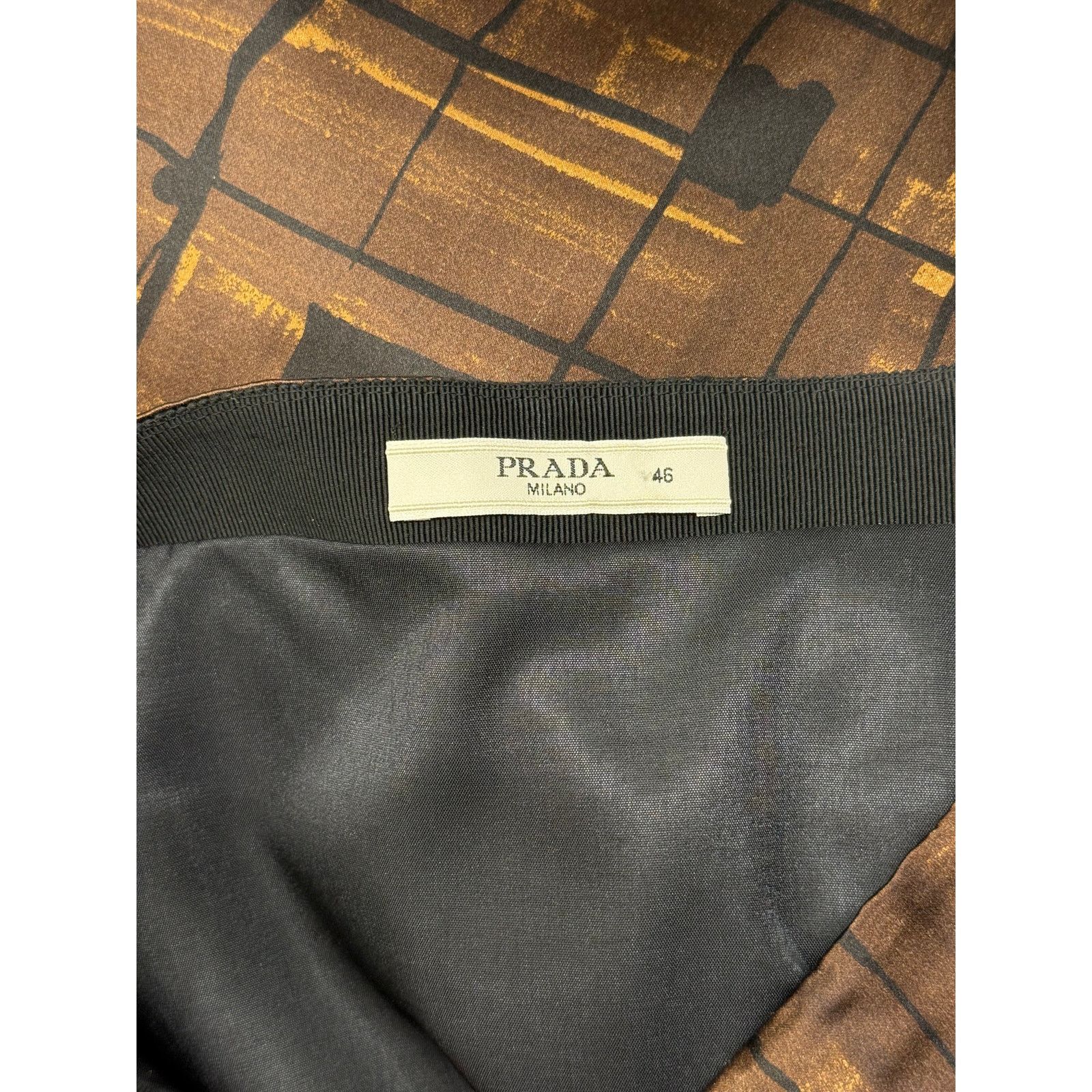 Prada 2010 Prada geometric midi skirt Size L / US 10 / IT 46 - 6 Thumbnail