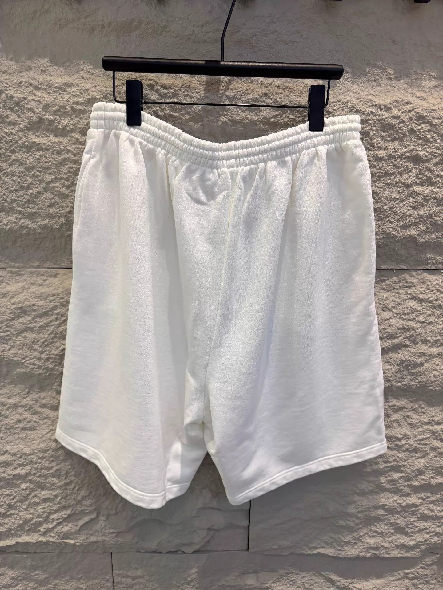 Balenciaga White Casual Shorts with Elastic Waist Size US 32 / EU 48 - 5 Thumbnail