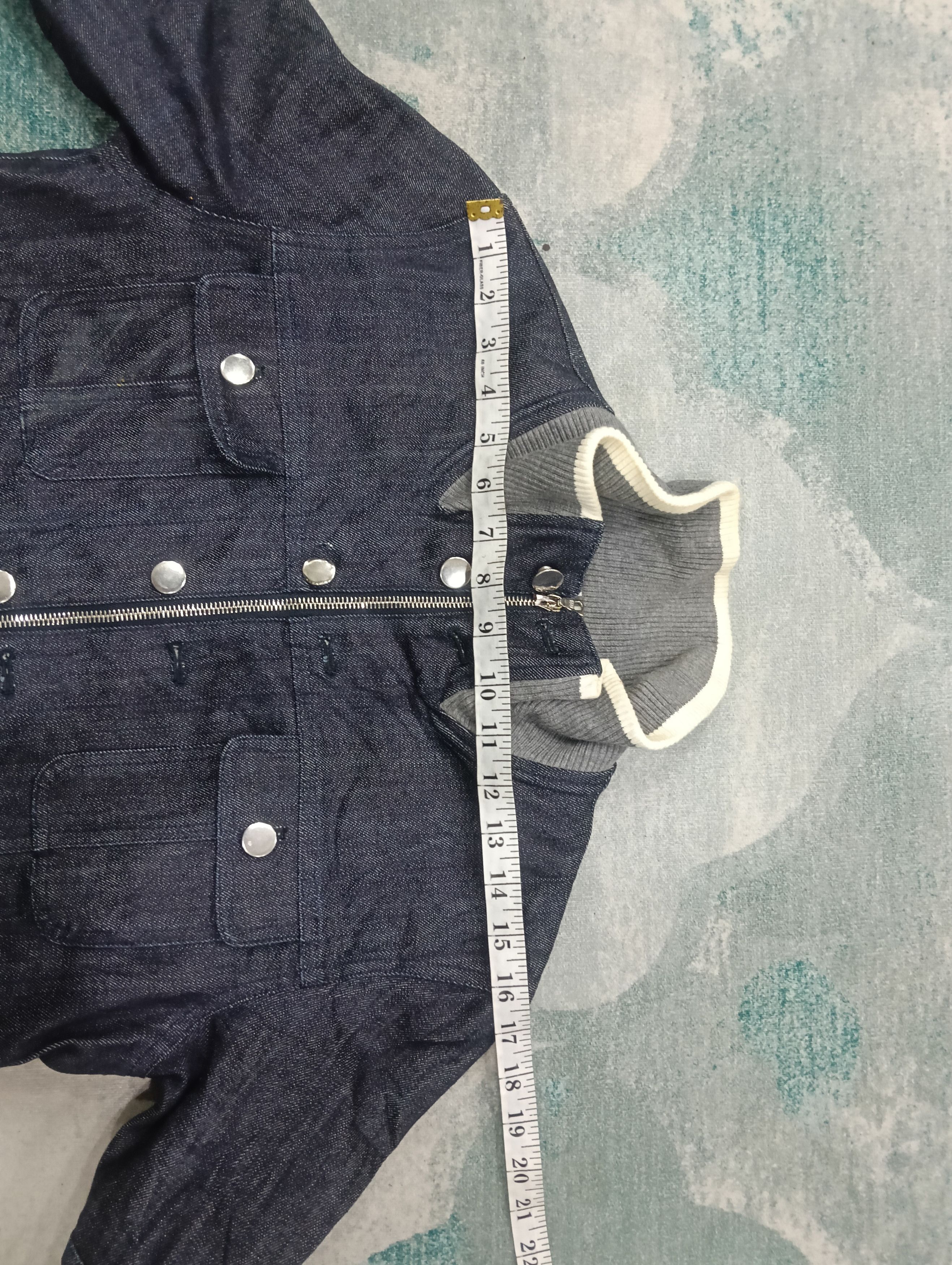 Japanese Brand Kiit Japan Denim Jacket Riri Zipper Size XS / US 0-2 / IT 36-38 - 17 Thumbnail