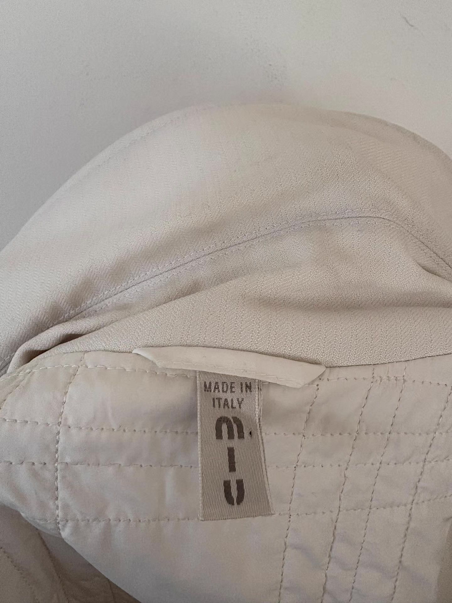 Miu Miu Miu Miu 2000AW Men's White Trench Coat Ｑ21 Size US M / EU 48-50 / 2 - 4 Thumbnail