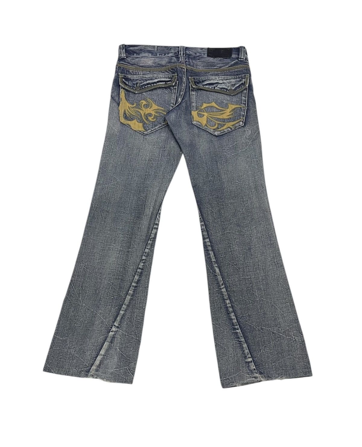 Hysteric Glamour Tornado Mart Japan Flare Jeans Distressed Size US 32 / EU 48 - 2 Thumbnail