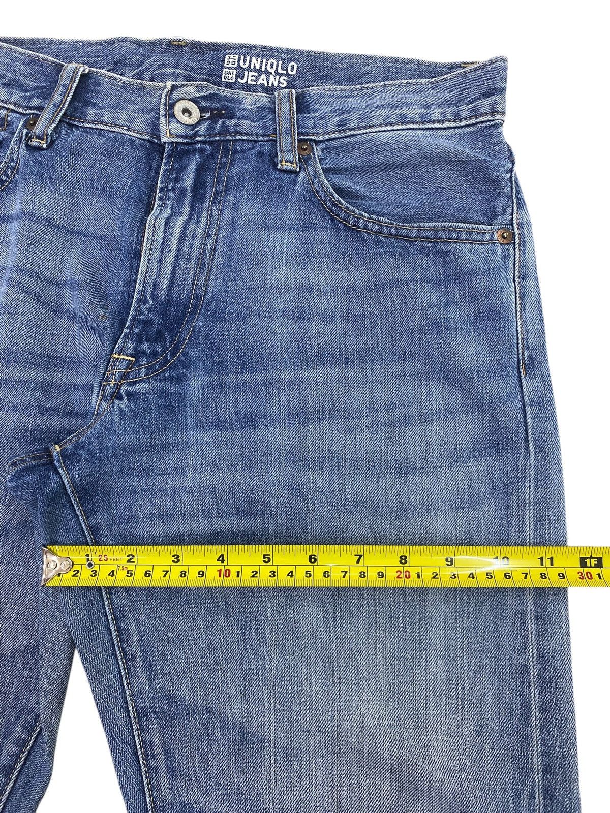 Uniqlo Uniqlo X Selvage Light Blue Wash Style Straight Leg Jeans Size US 32 / EU 48 - 7 Thumbnail