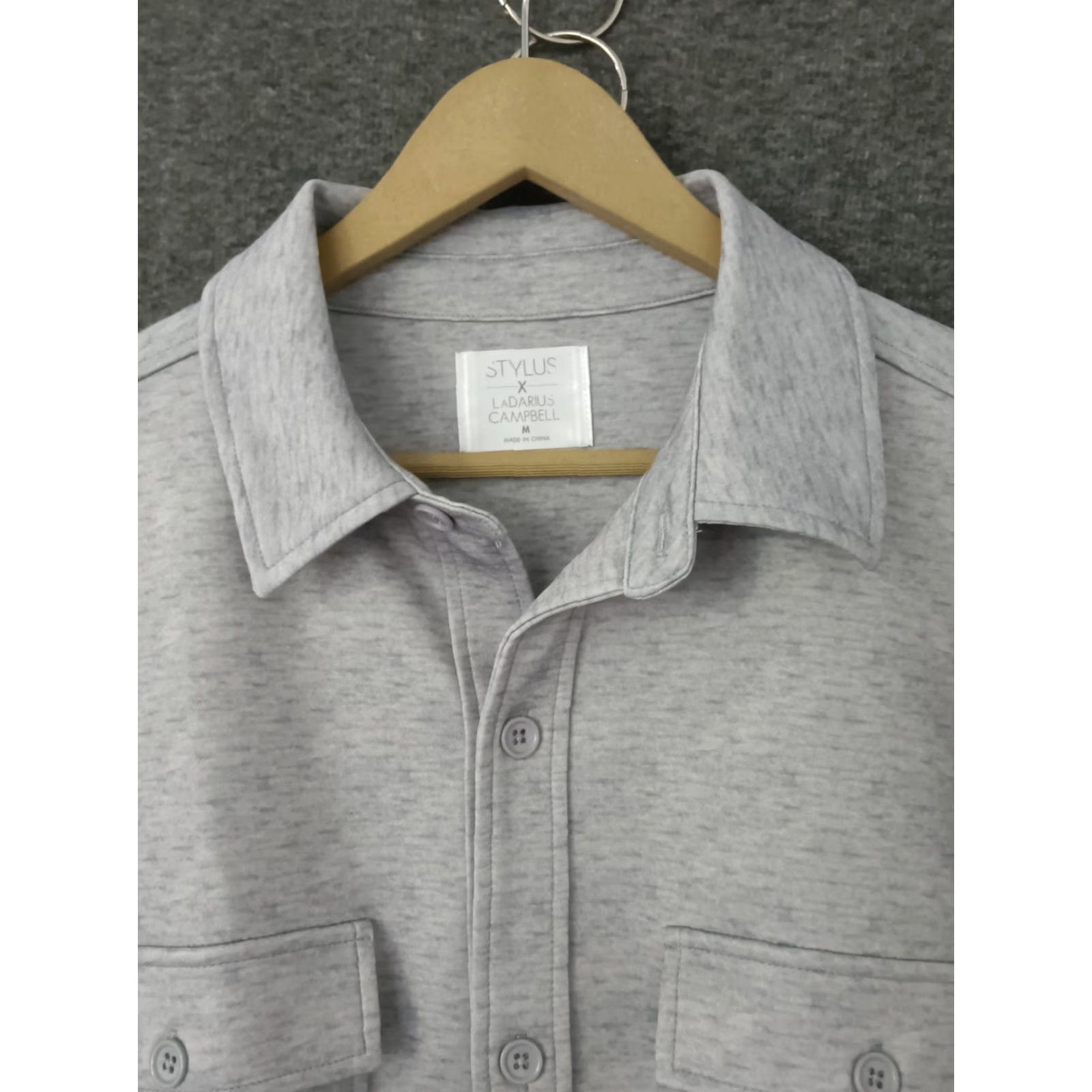 Vintage Stylus X Mountain Design Button Up Jacket M Heather Grey Mens Size US M / EU 48-50 / 2 - 3 Thumbnail