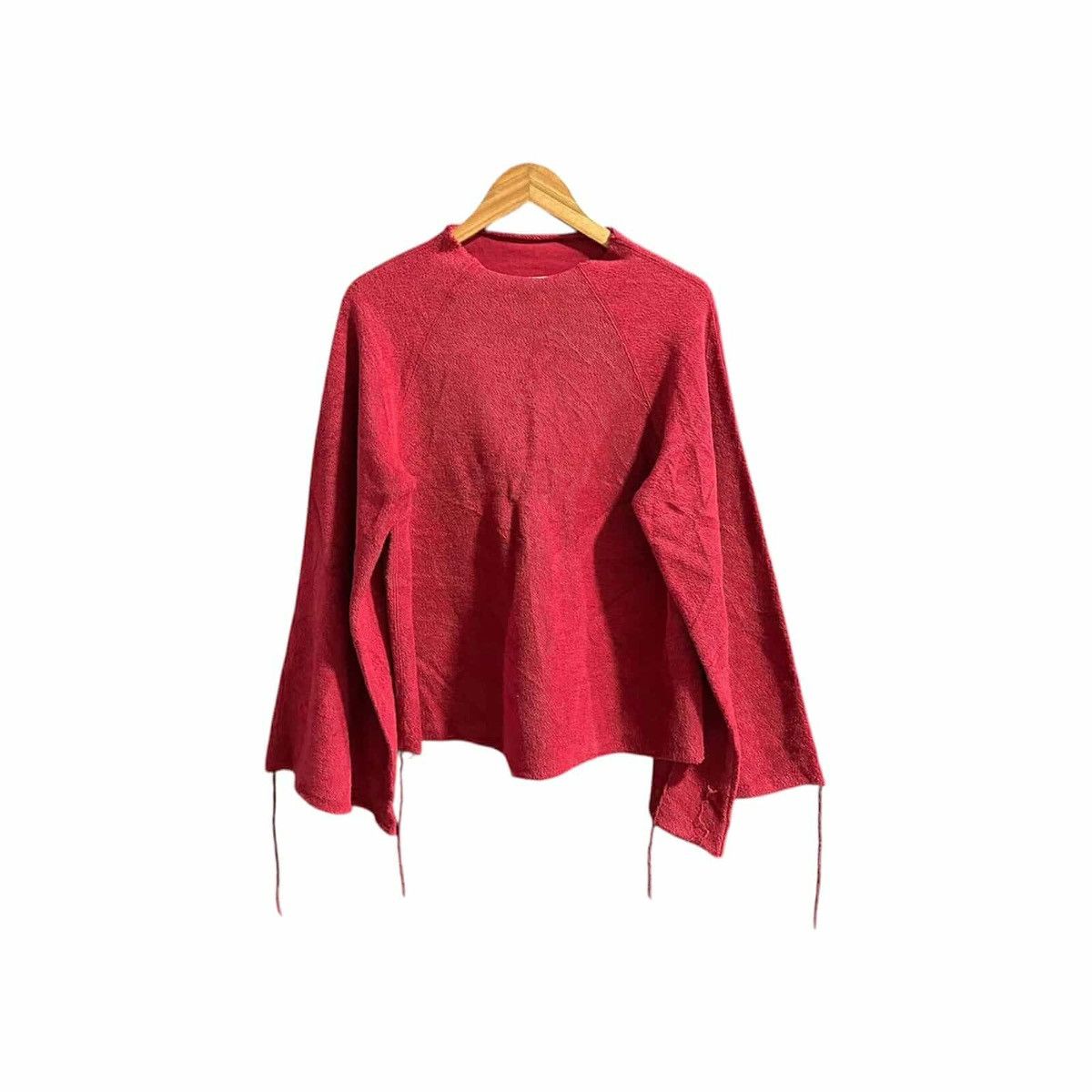 20471120 × Japanese Brand 🔥Rare Archived Sample Okiraku Deconstructed Sweater Flared Size US M / EU 48-50 / 2 - 12 Thumbnail