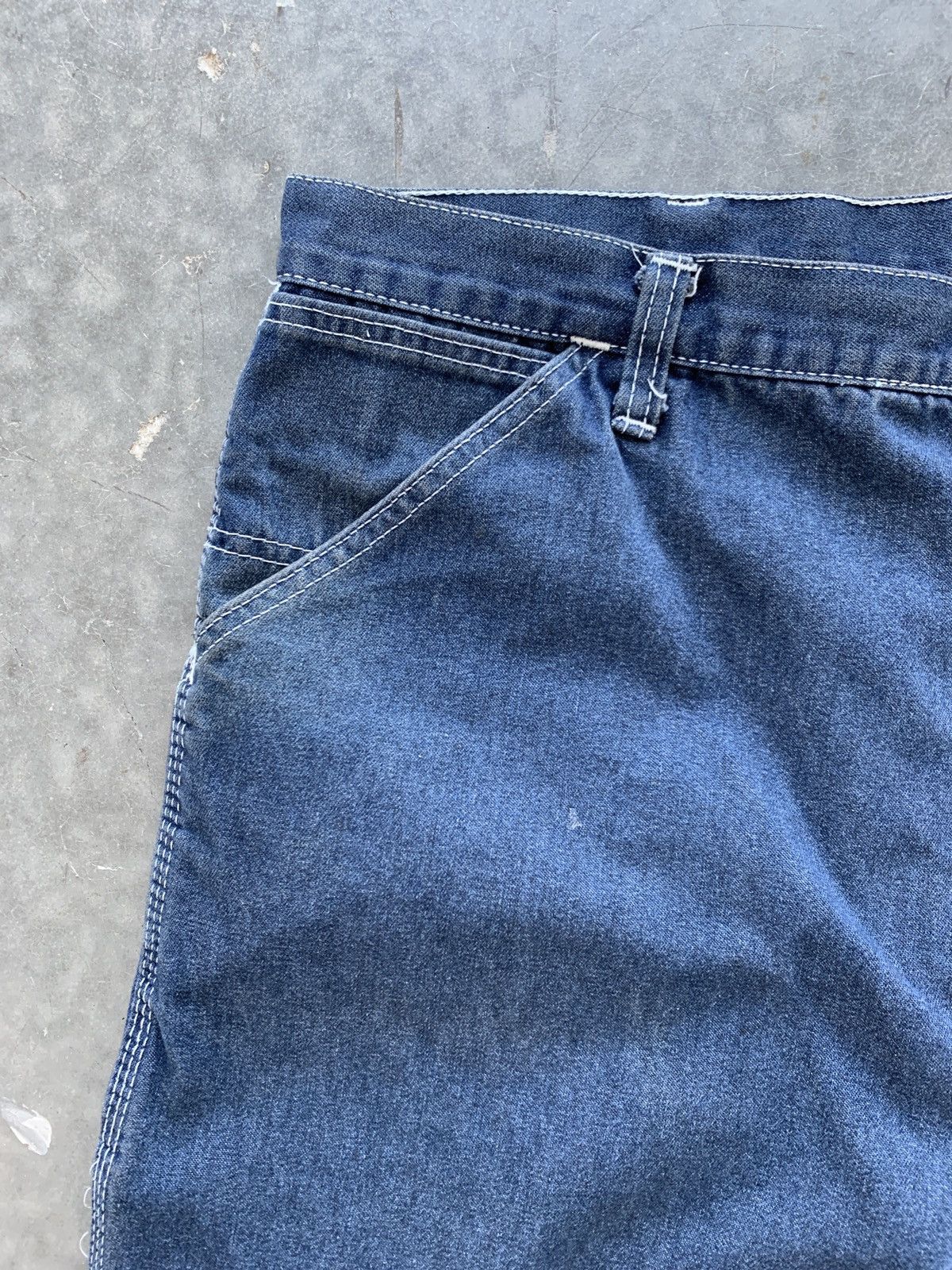 Carhartt × Dickies × Vintage Crazy Vintage 90s Roebucks Baggy Carpenter Jeans Size US 38 / EU 54 - 5 Thumbnail