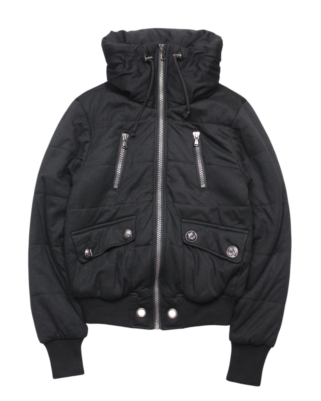 Hysteric Glamour 2000S SORRIDERE JAPAN HIGH-NECK PADDED BONO JACKET Size US M / EU 48-50 / 2 - 2 Thumbnail