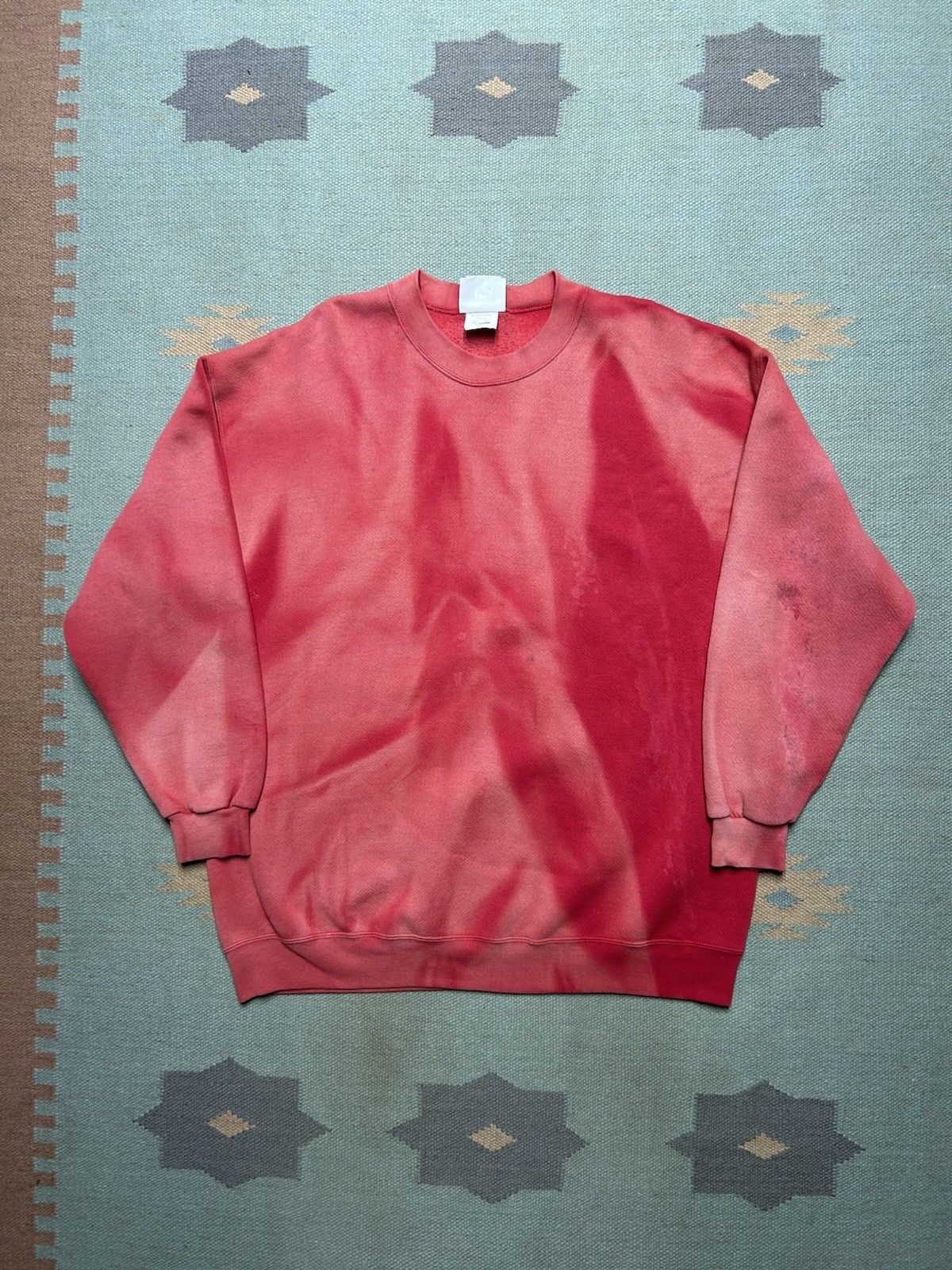 Vintage 90s crewneck sweatshirt sun fade gradient lee heavyweight XL Size US XL / EU 56 / 4 - 1 Thumbnail
